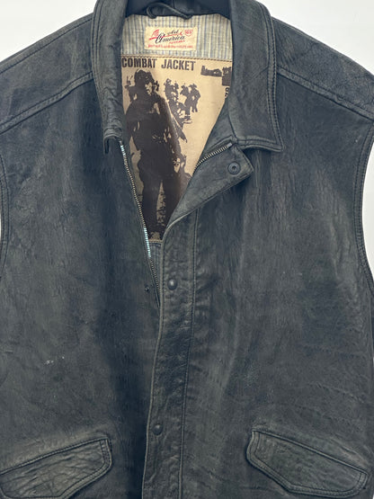 GILET IN PELLE TAGLIA: L