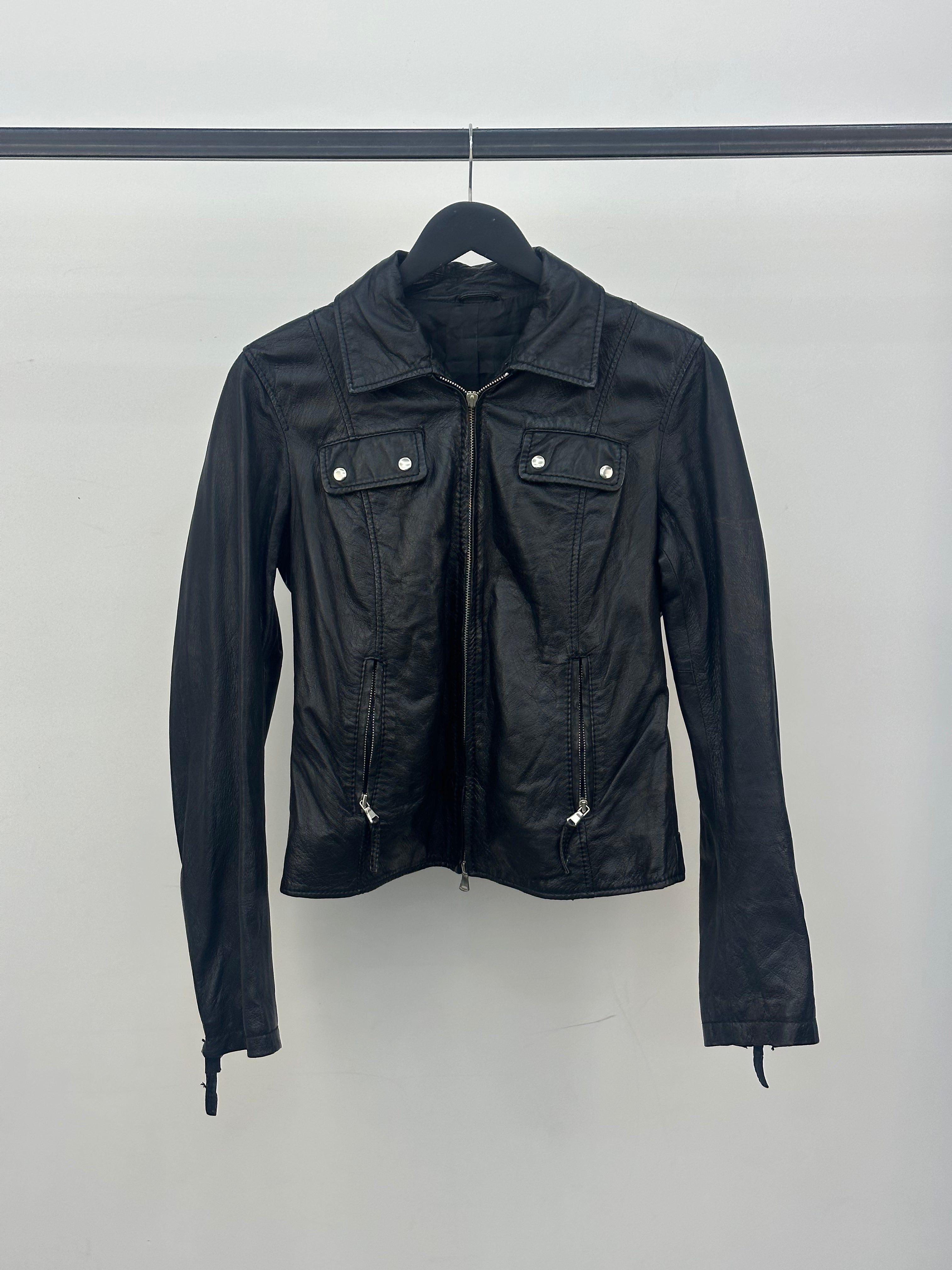 GIACCA IN PELLE BENETTON TAGLIA: XS