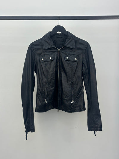 GIACCA IN PELLE BENETTON TAGLIA: XS