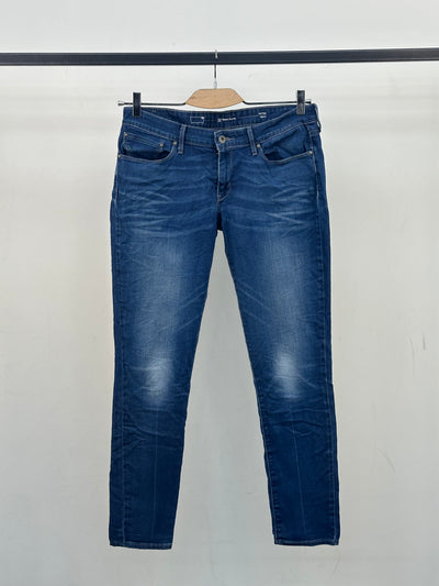 LEVI'S MID RISE SKINNY FIT: 44 ITA = W30 L32