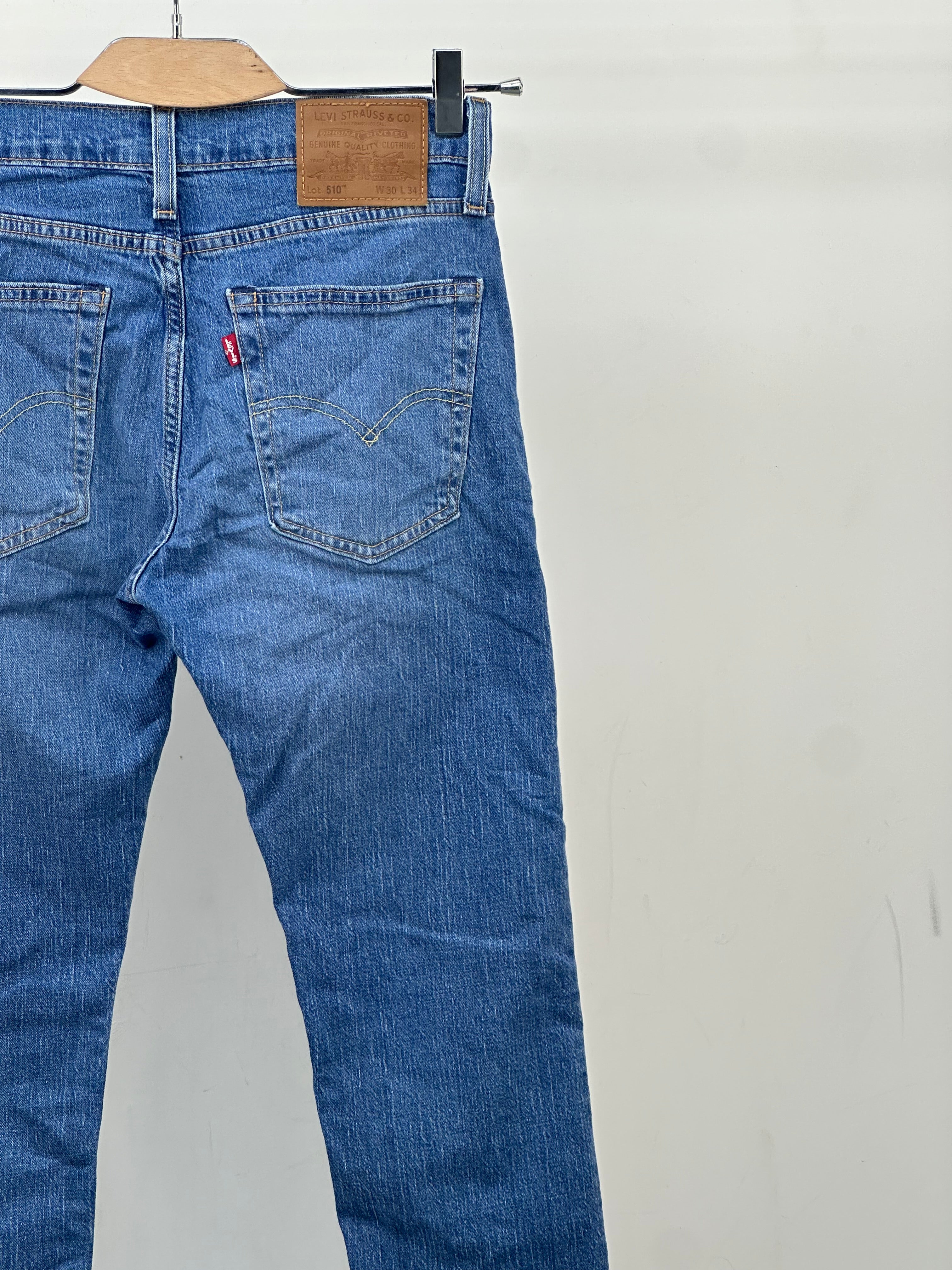 LEVI'S 510 SLIM FIT: 44 ITA = W30 L34