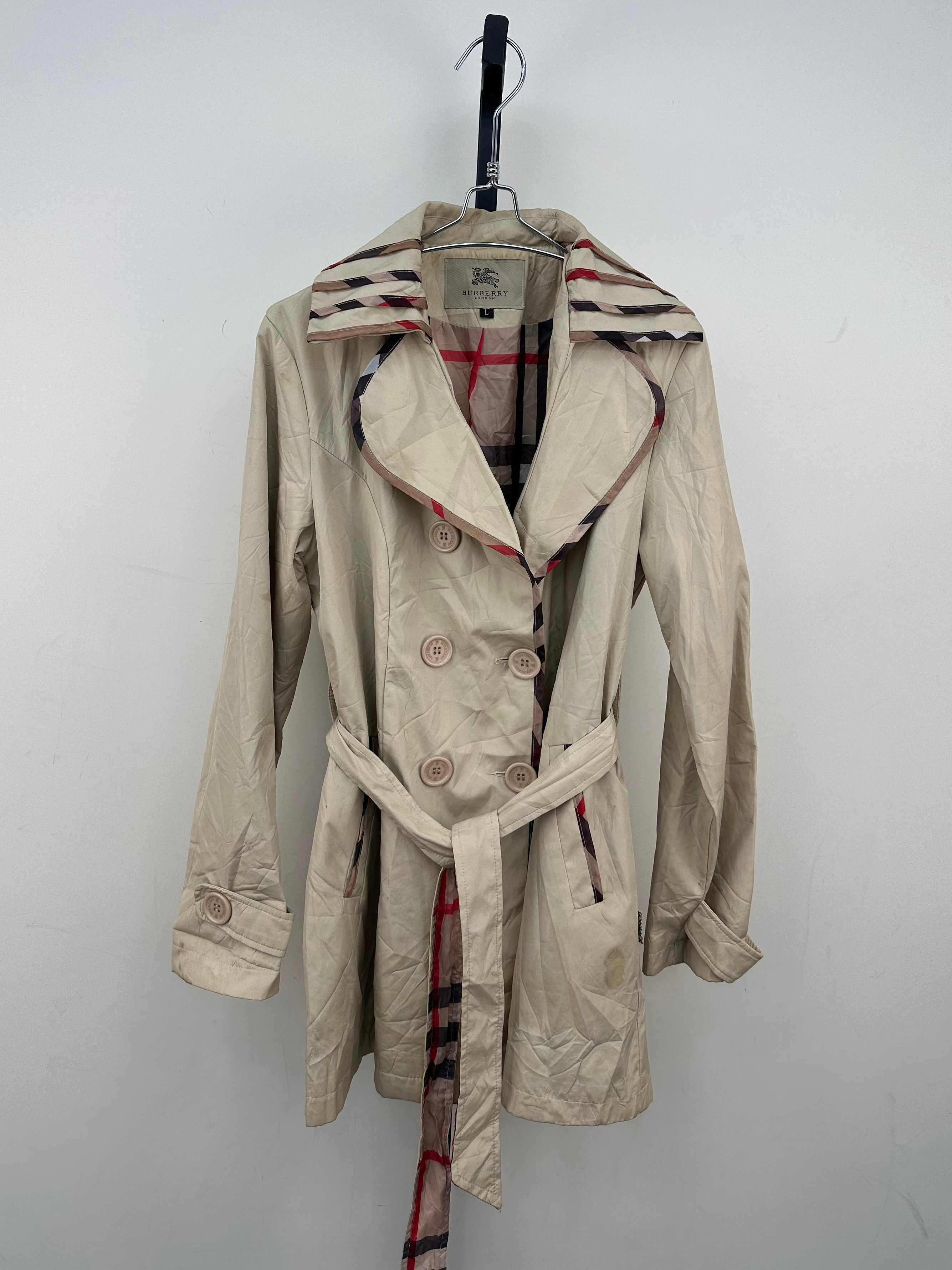 BURBERRY JACKET DONNA TAGLIA: L