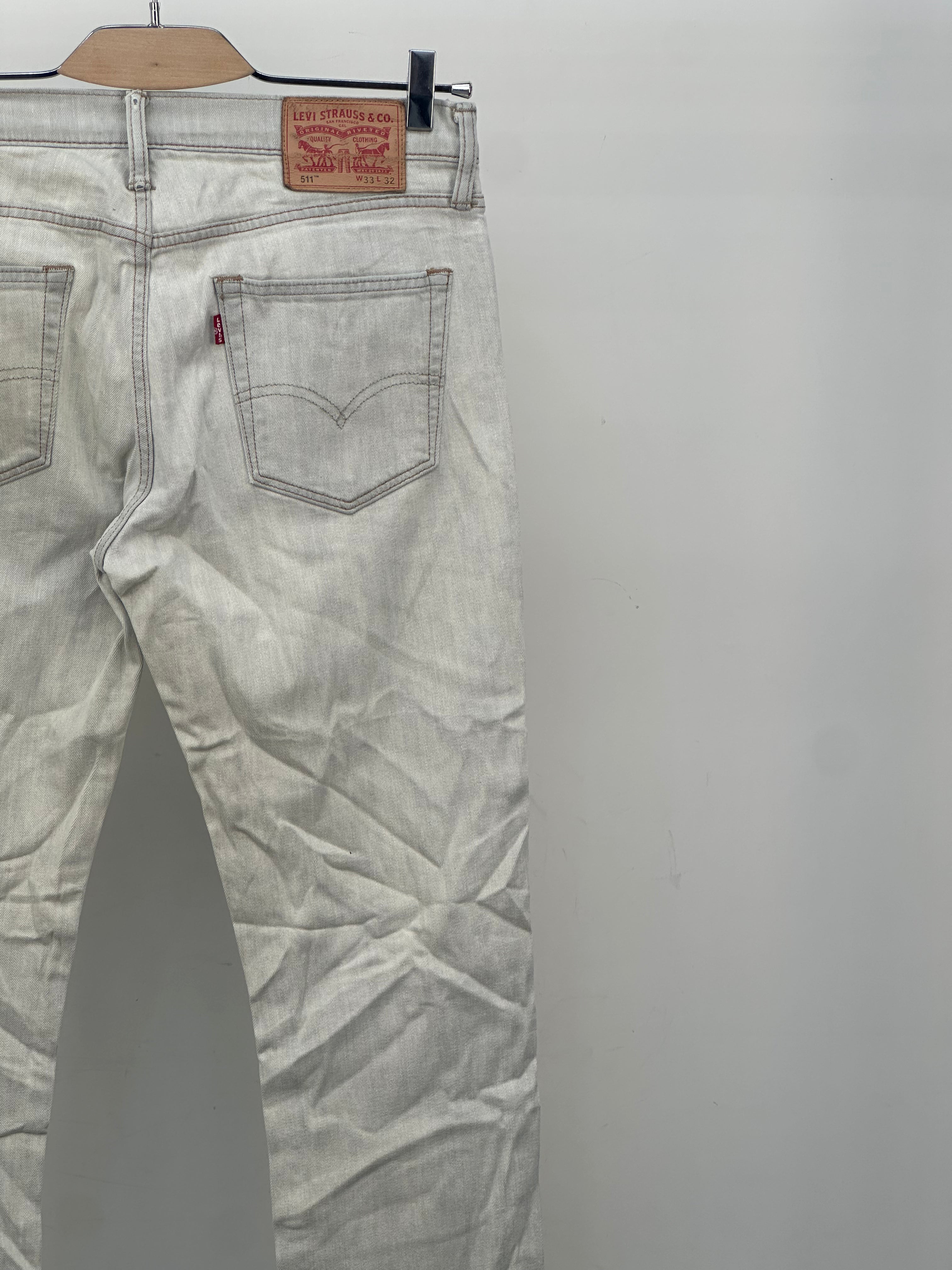 LEVI'S 511 SLIM FIT TAGLIA: 47 ITA = W33 L32