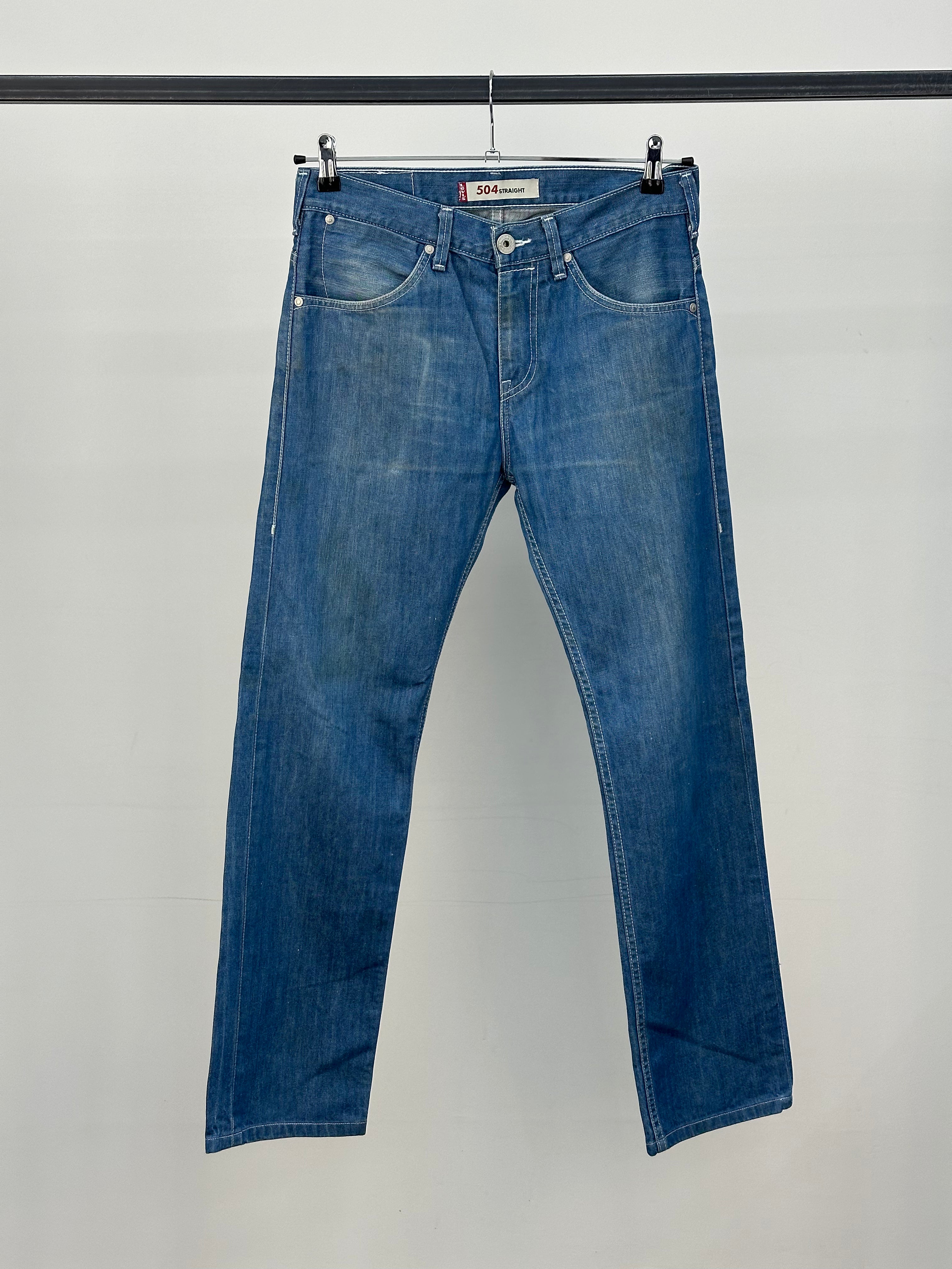 LEVI'S 504 REGULAR FIT TAGLIA : 44 ITA = W30