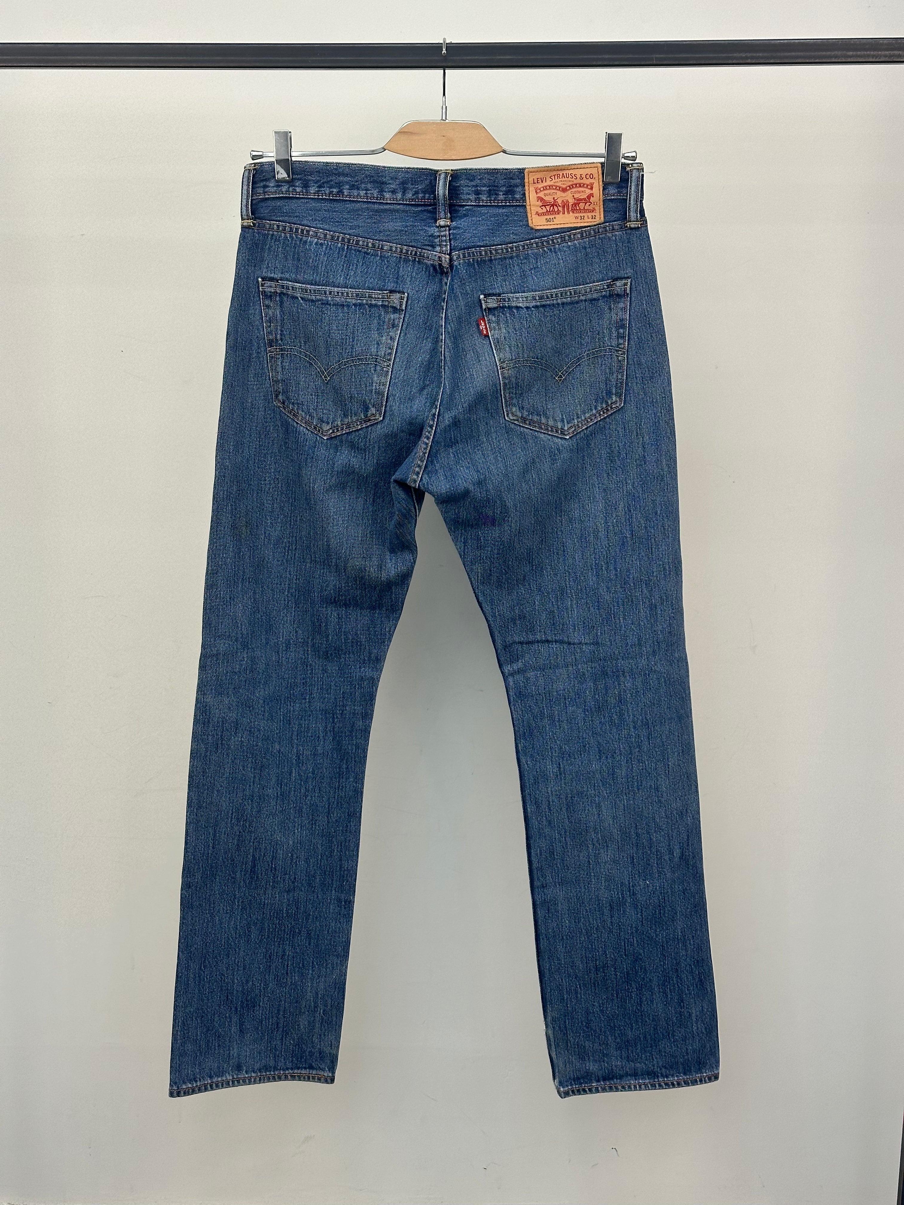 LEVI'S 501 REGULAR FIT TAGLIA: 46 ITA = W32 L32