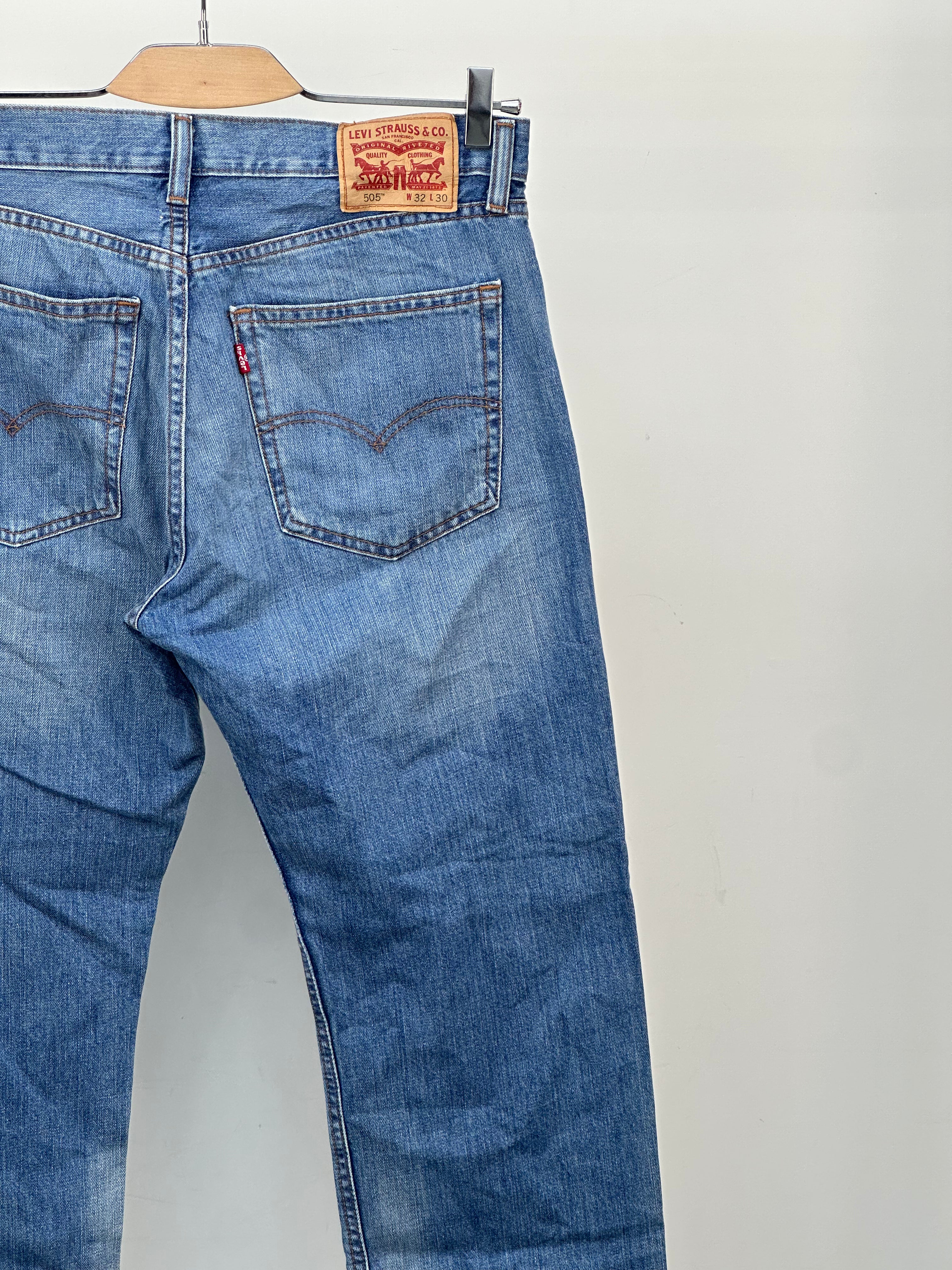 LEVI'S 505 SLIM FIT TAGLIA: 46 ITA = W32 L30