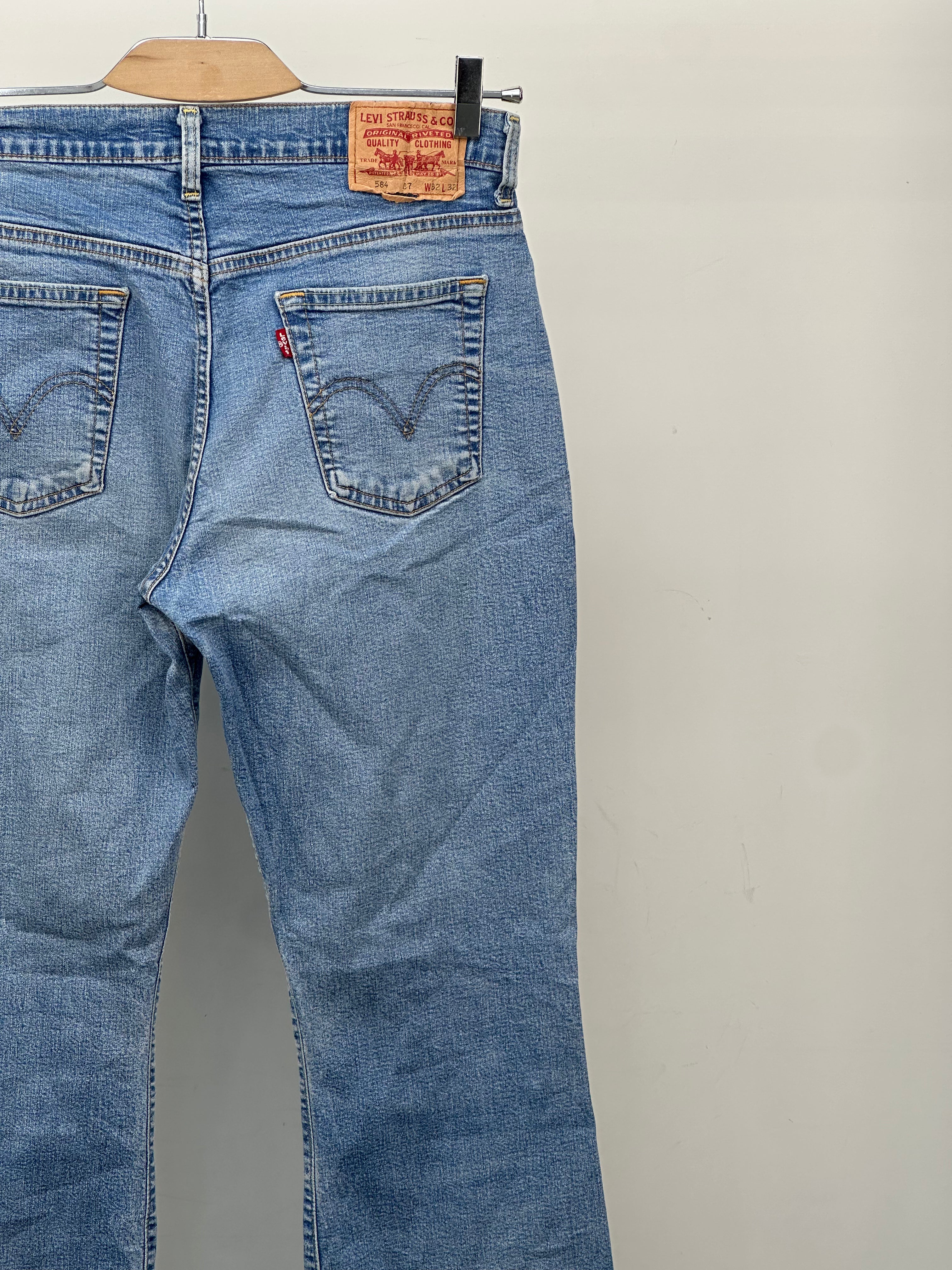 LEVI'S 584 BOOTCUT FIT TAGLIA: 46 ITA = W32 L32