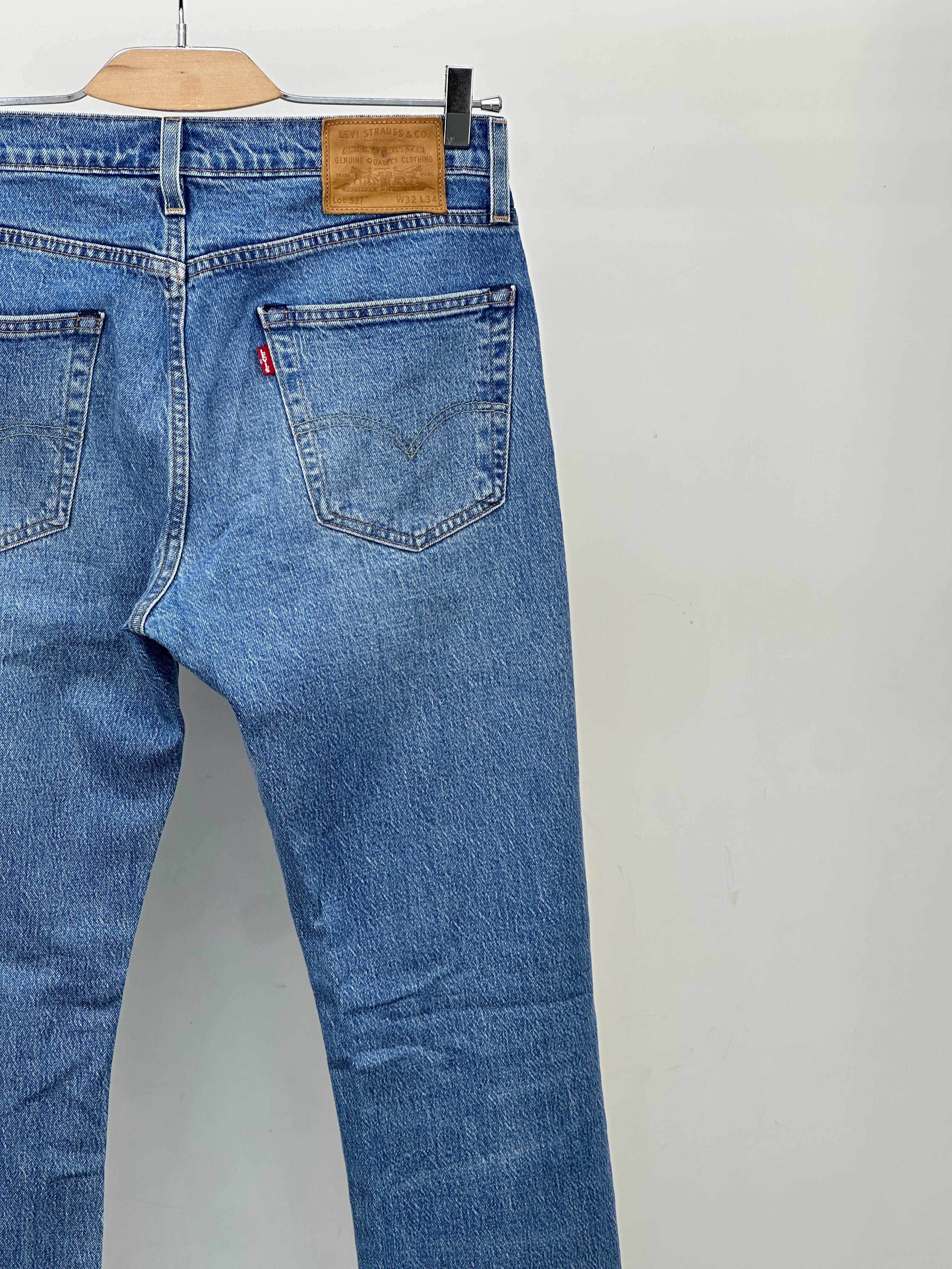 LEVI'S 527 BOOTCUT FIT TAGLIA: 46 ITA = W32 L34