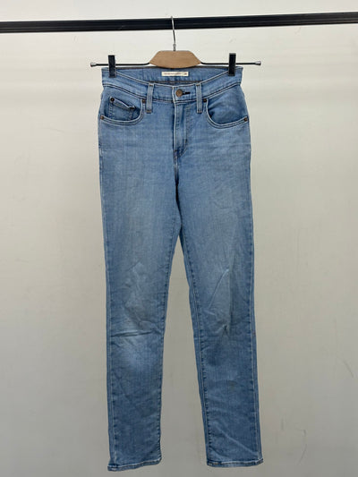 LEVI'S 724 HIGH RISE STRAIGHT FIT: 40 ITA = W26 L30