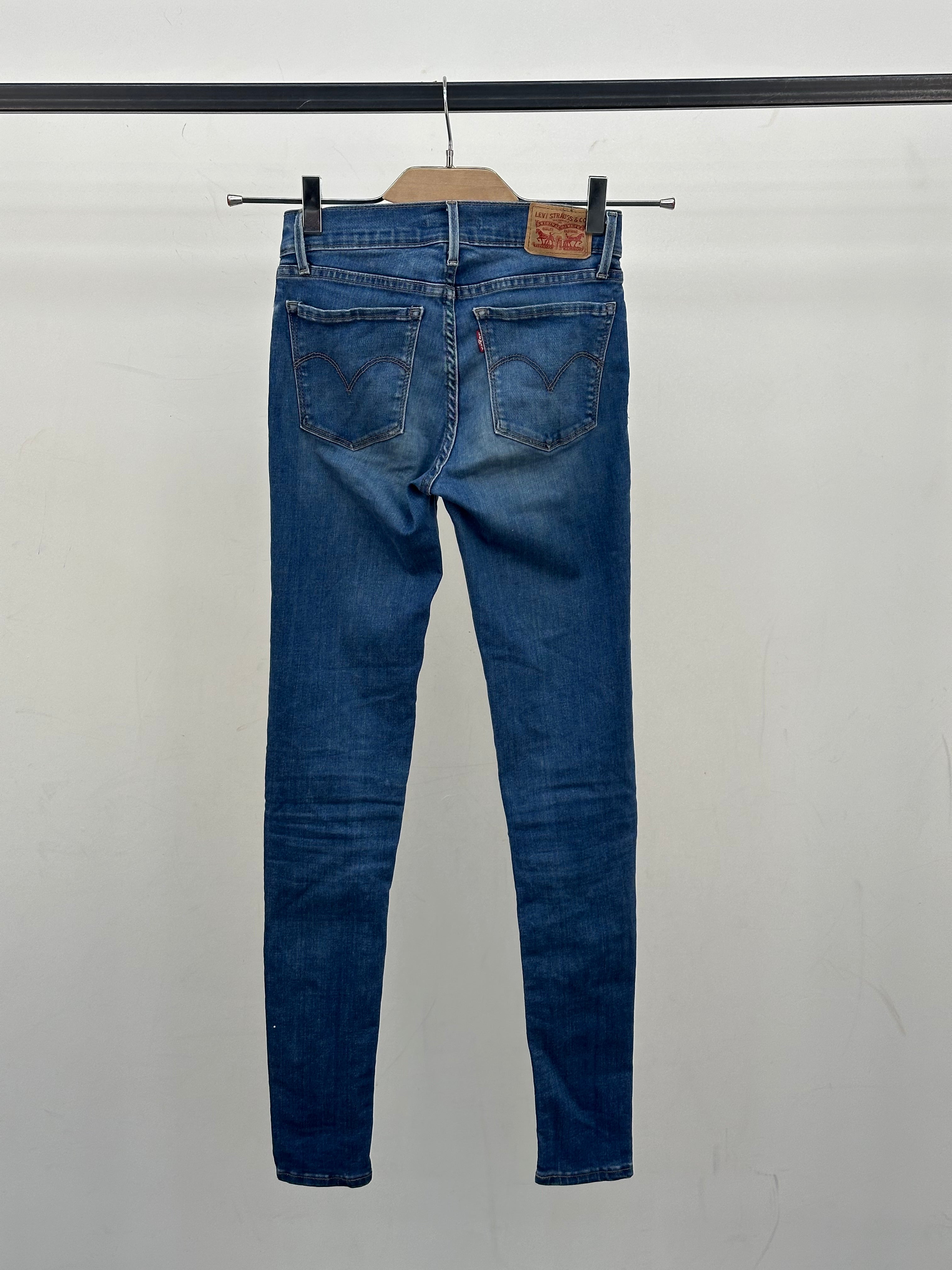 LEVI'S 710 SUPER SKINNY SLIM FIT: 40 ITA = W26 L32