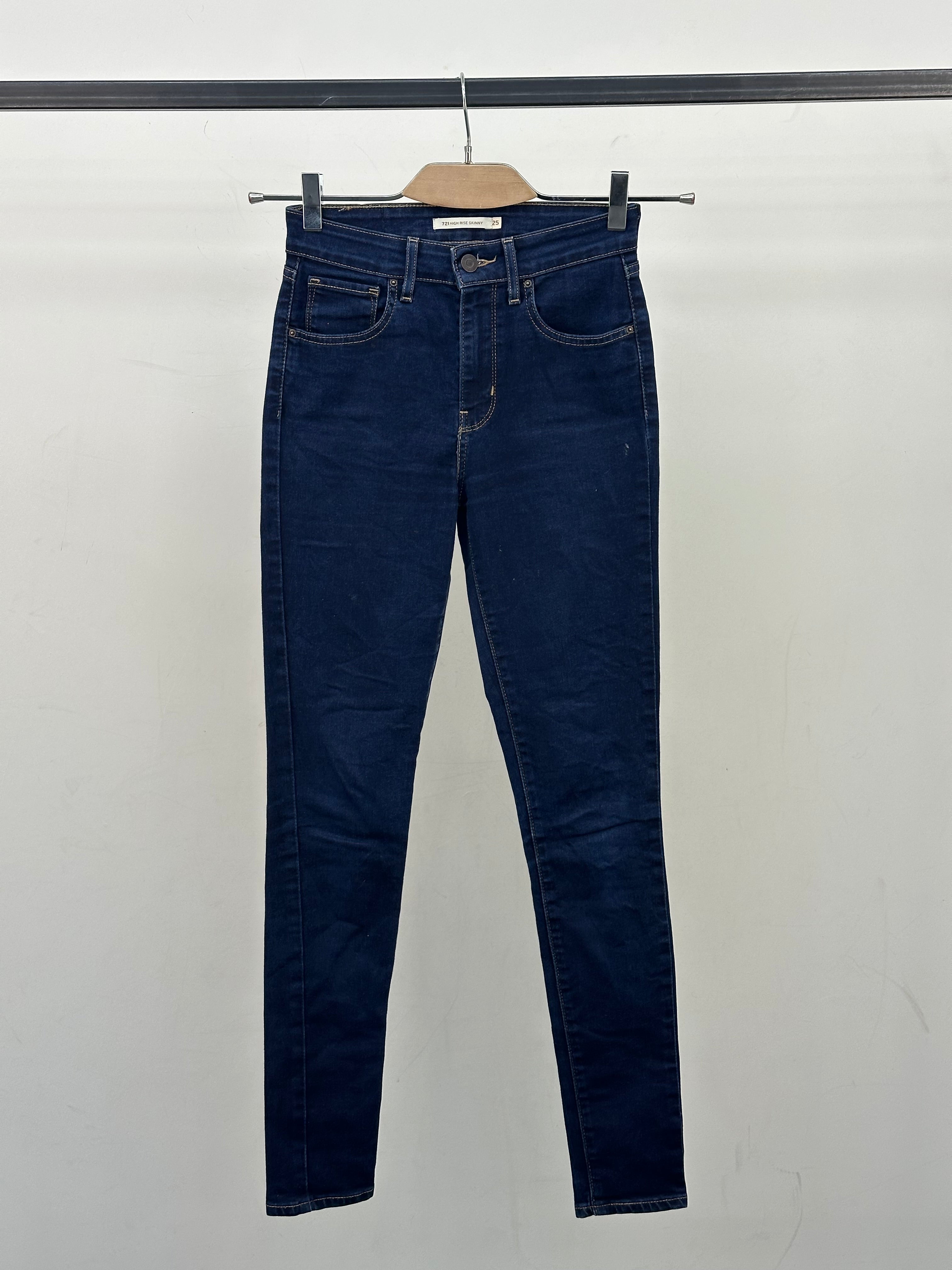 LEVI'S 721 HIGH RISE SKINNY TAGLIA: 39 ITA = W25 L30
