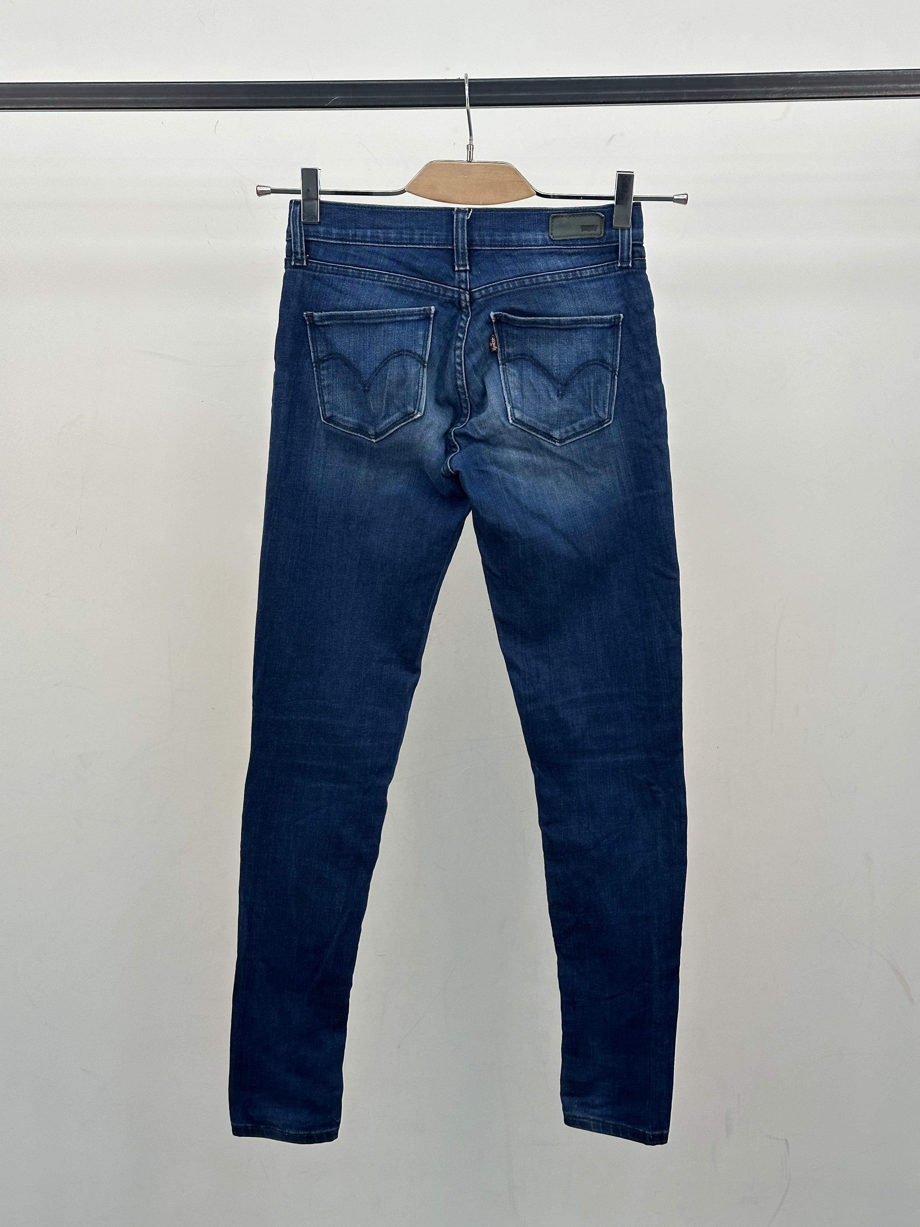 LEVI'S SUPER SKINNY FIT TAGLIA: 39 ITA = W25 L30