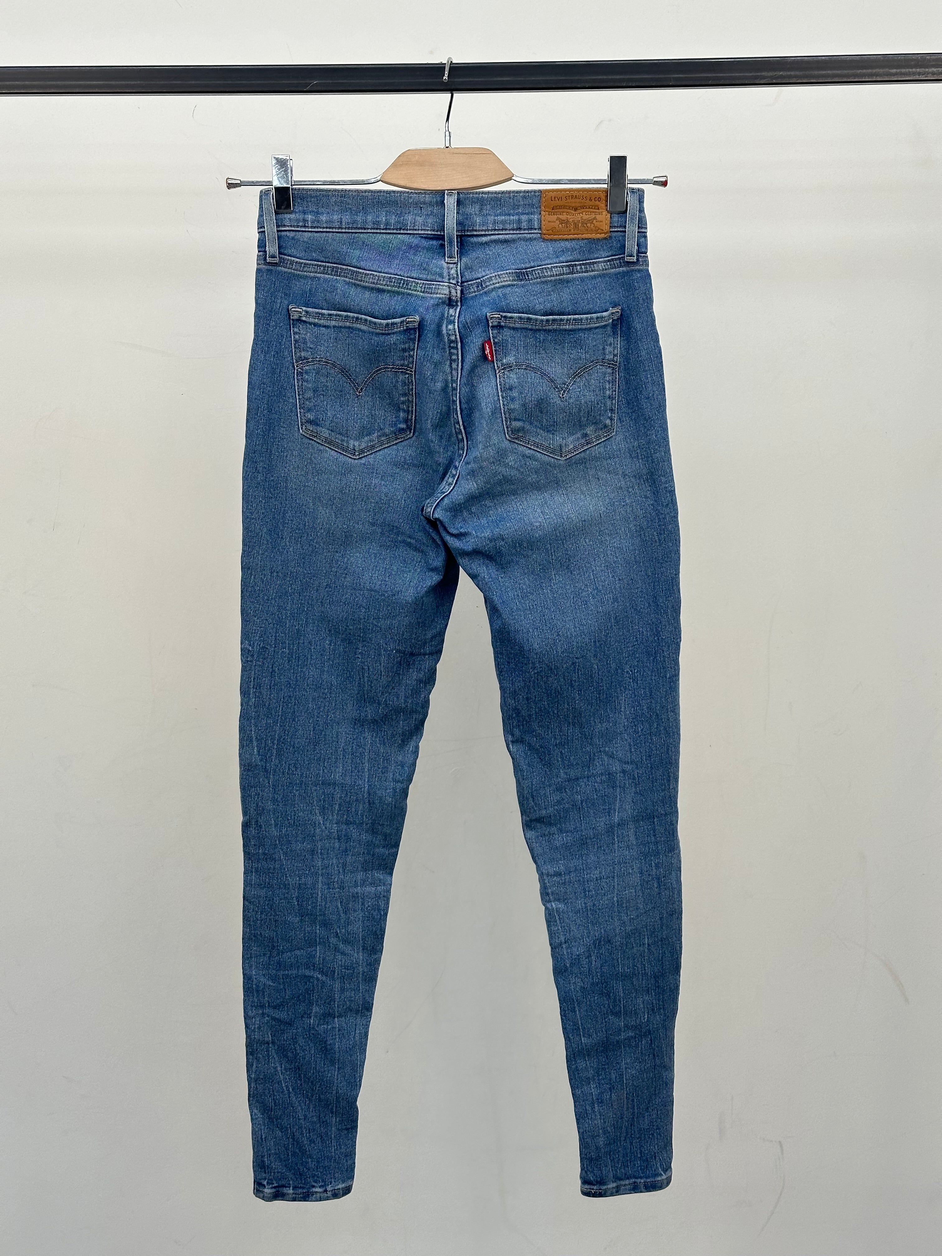 LEVI'S 720 HIGH RISE SUPER SKINNY FIT TAGLIA: 39 ITA = W25