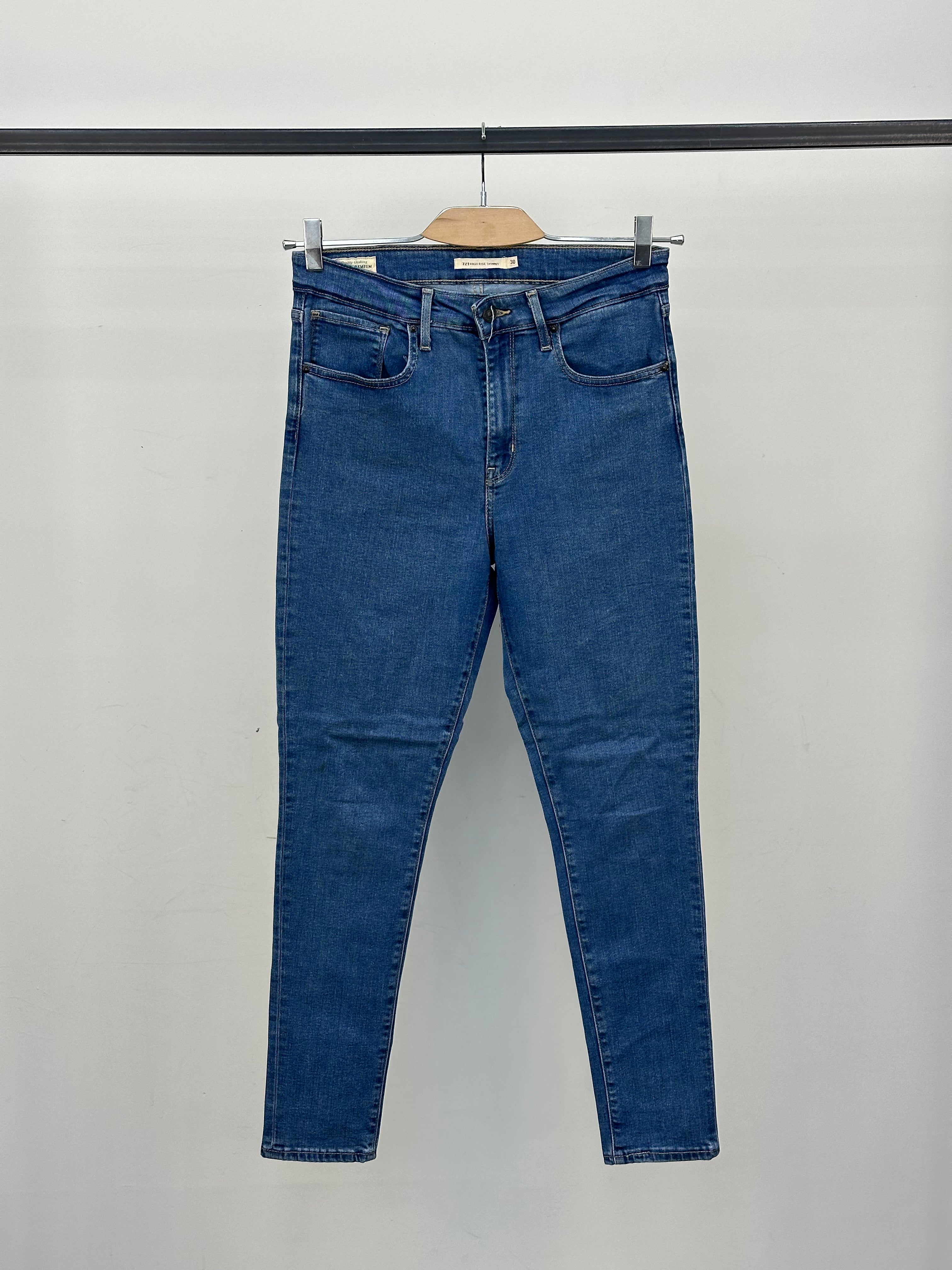 LEVI'S 721 HIGHT RISE SKINNY TAGLIA: 44 ITA = W30 L28