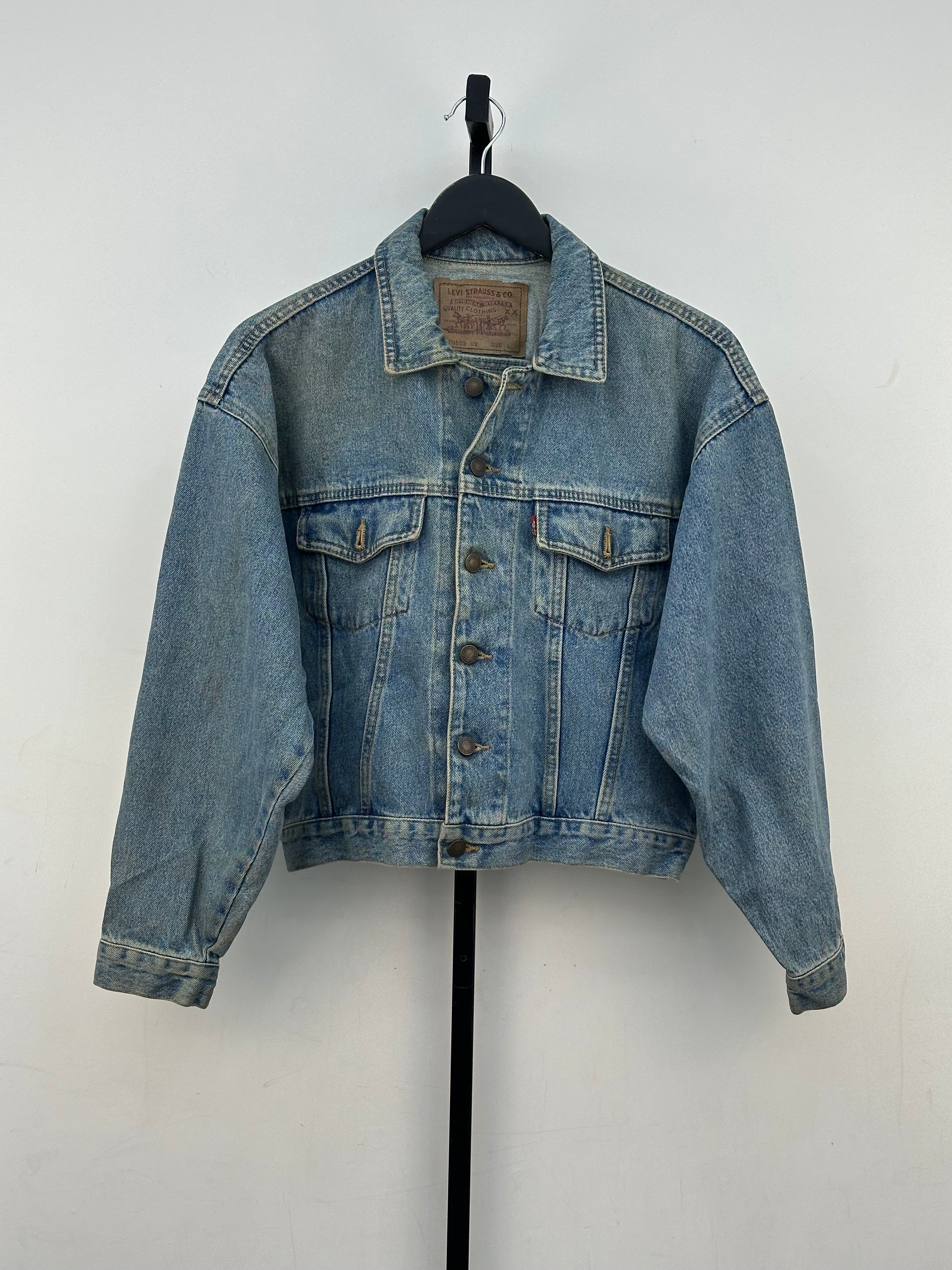 LEVI'S DENIM JACKET TAGLIA: L