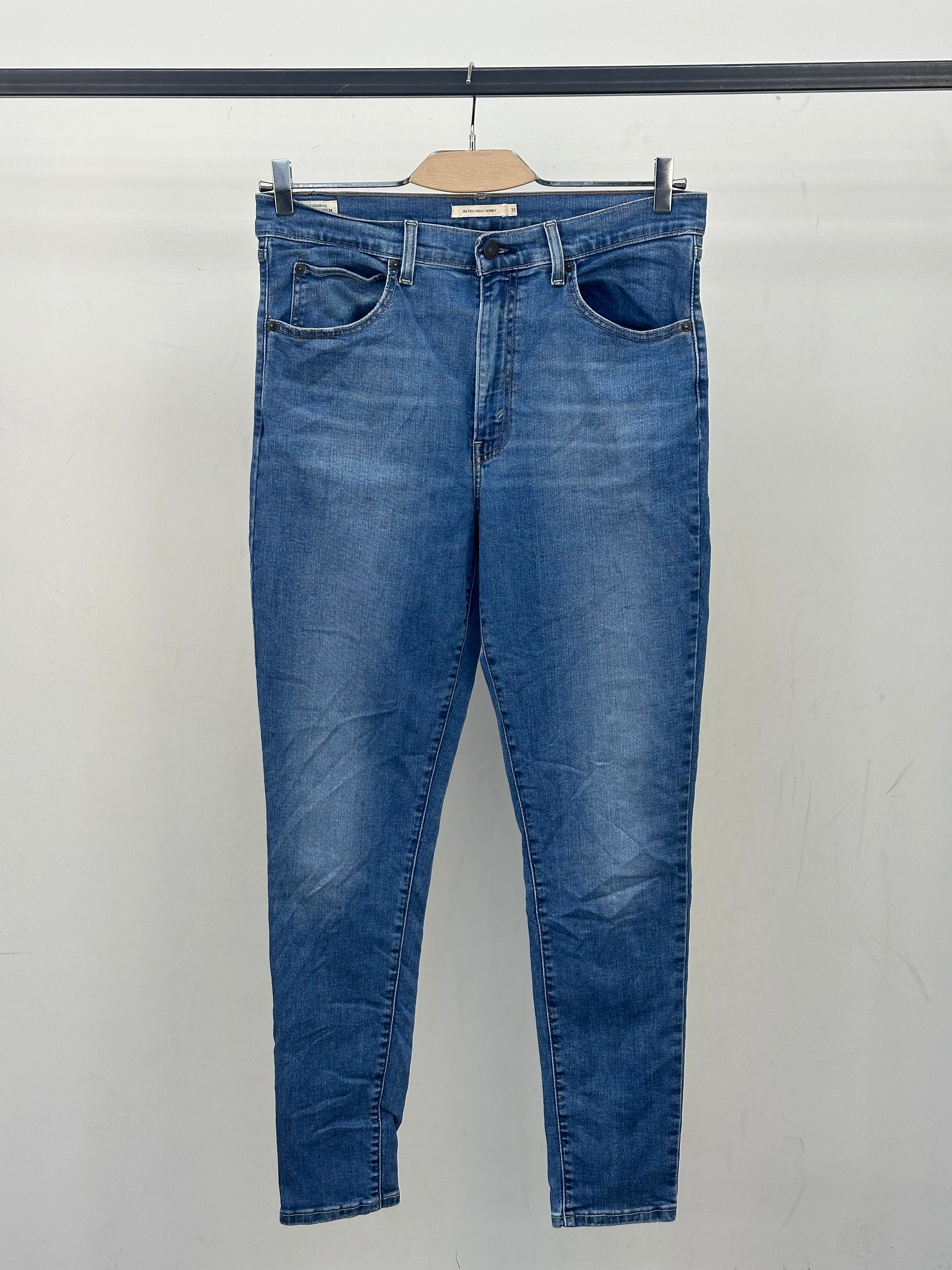 LEVI'S RETRO HIGH SKINNY FIT TAGLIA: 45 ITA = W31 L30