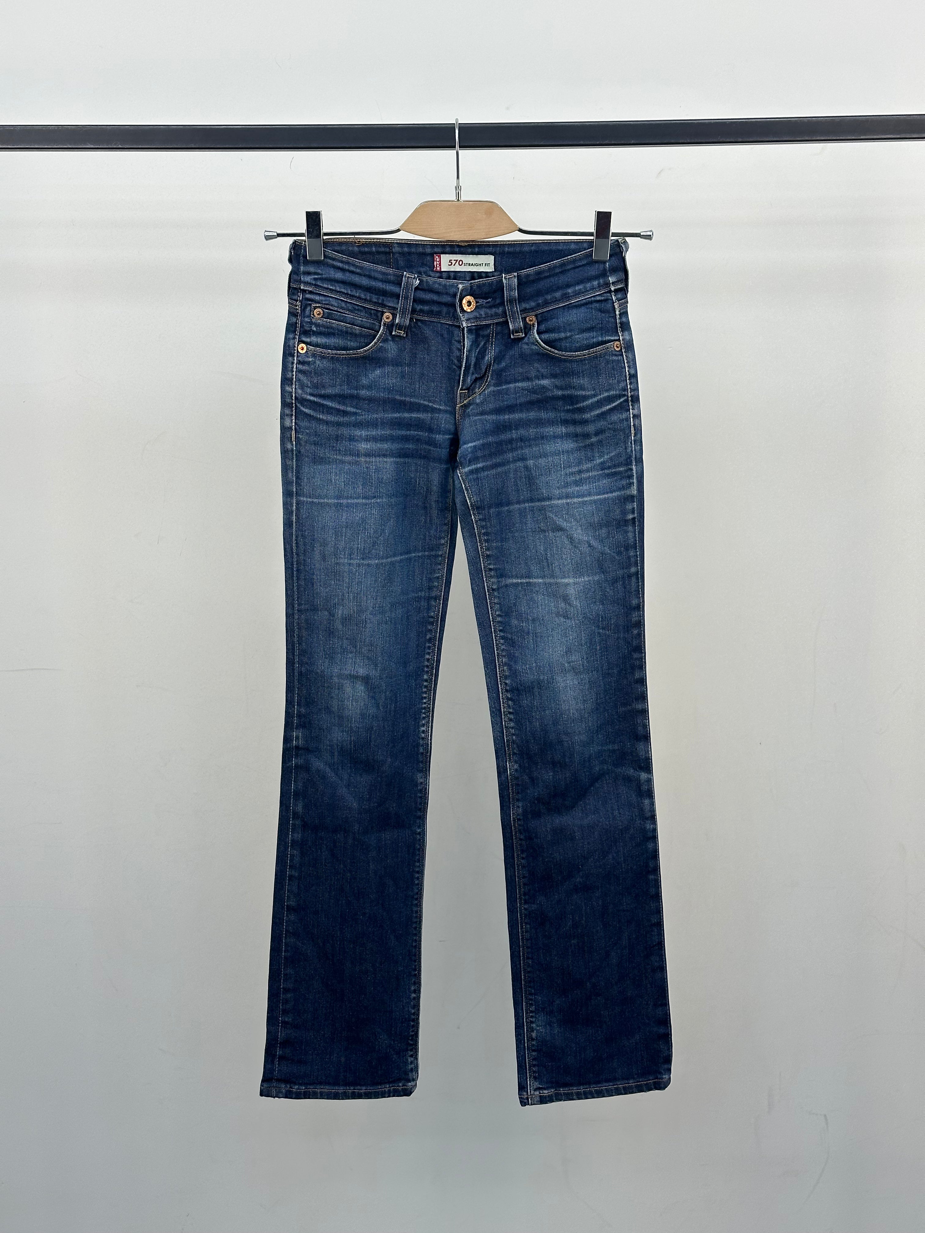 LEVI'S 570 STRAIGHT FIT: 40 ITA = W26 L32