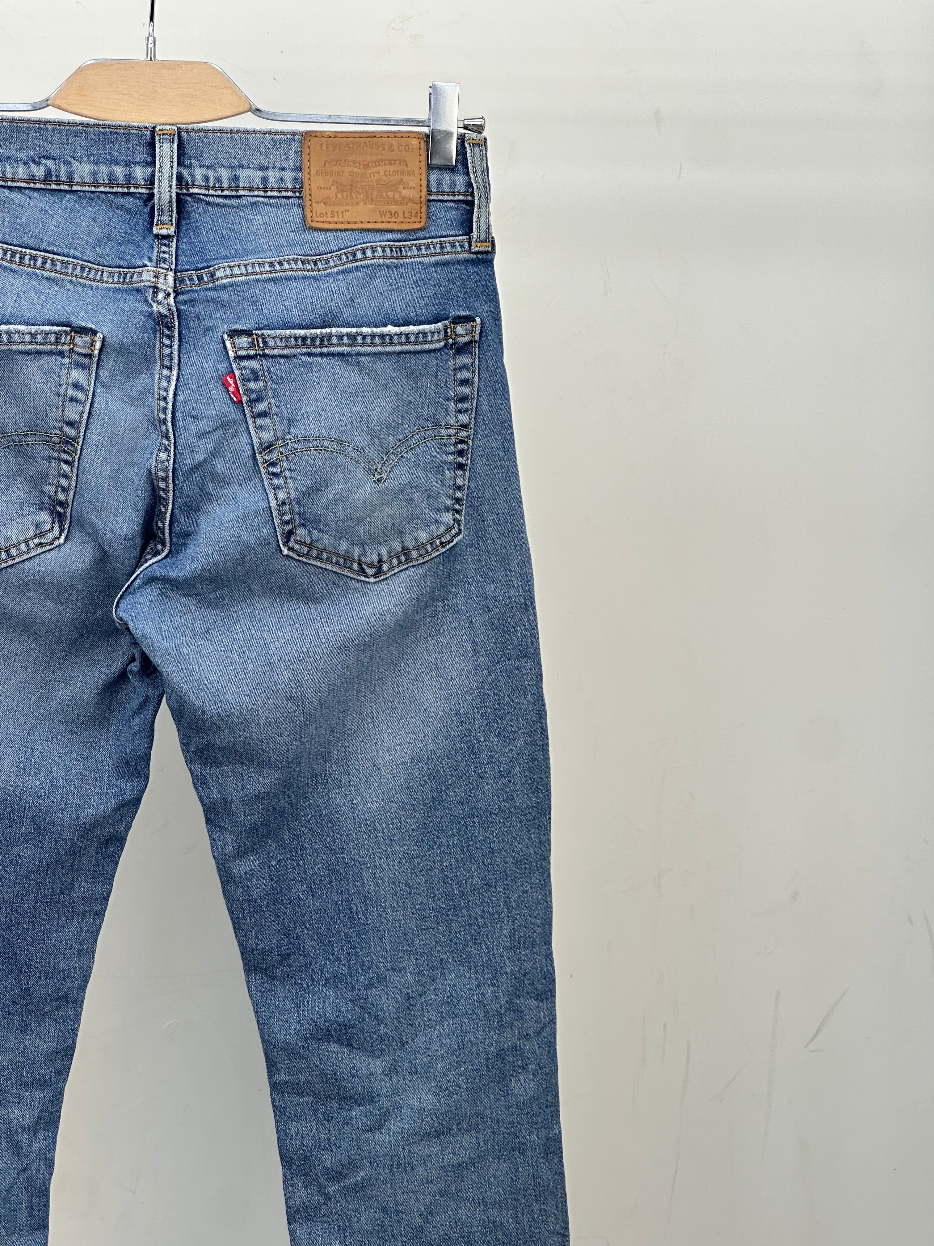 LEVI'S 511 SLIM FIT TAGLIA: 44 ITA = W30 L34