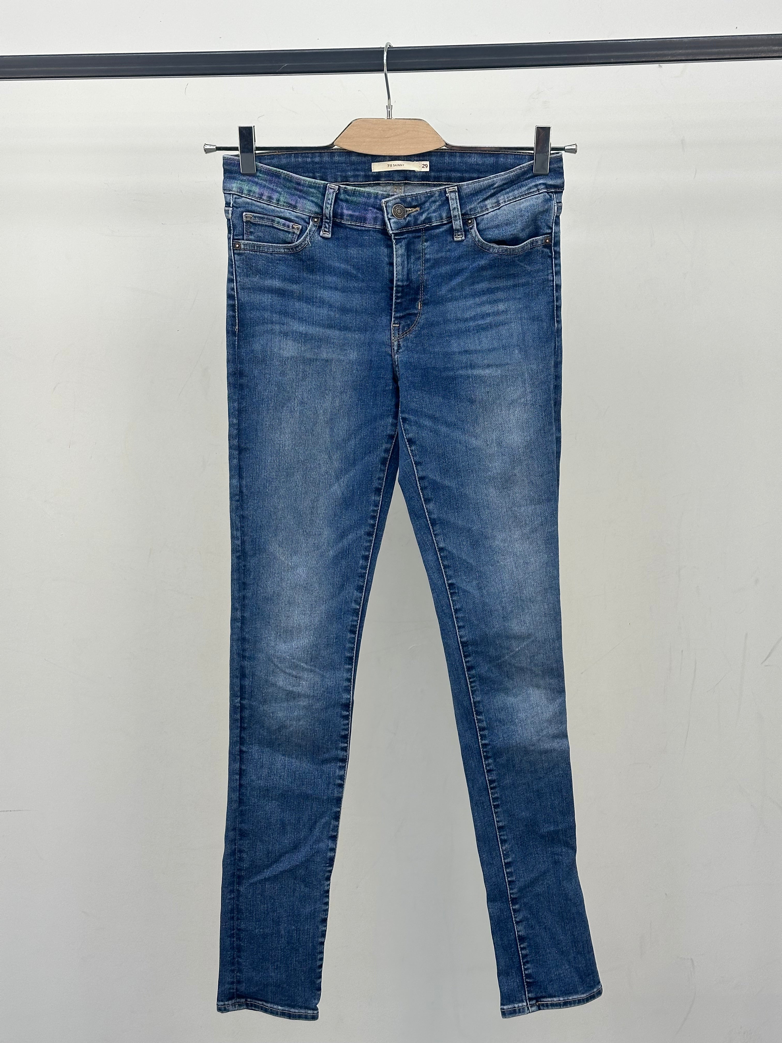 LEVI'S 711 SKINNY FIT TAGLIA: 43 ITA = W29 L32