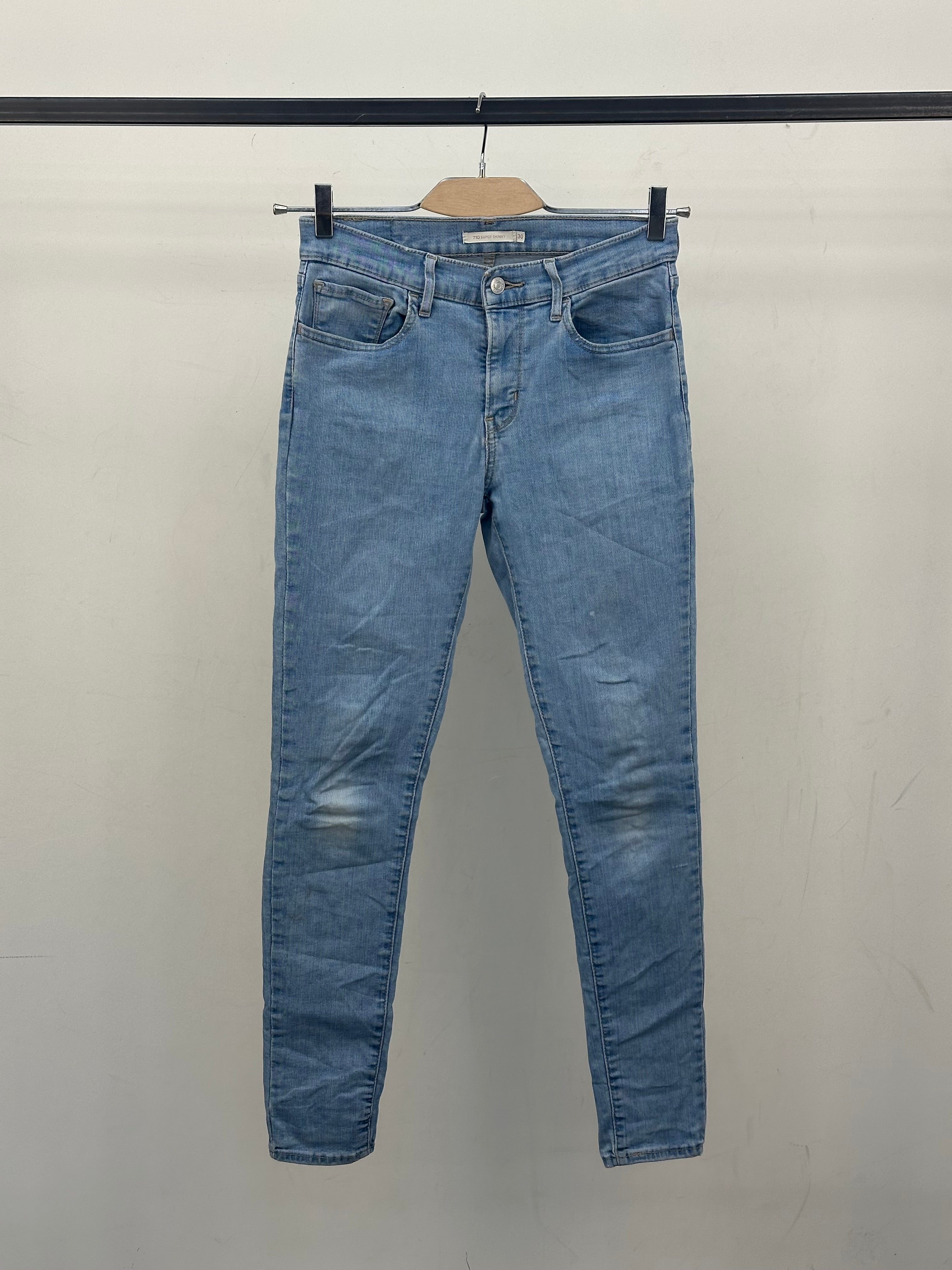 LEVI'S 710 SUPER SKINNY FIT TAGLIA: 44 ITA = W30 L30