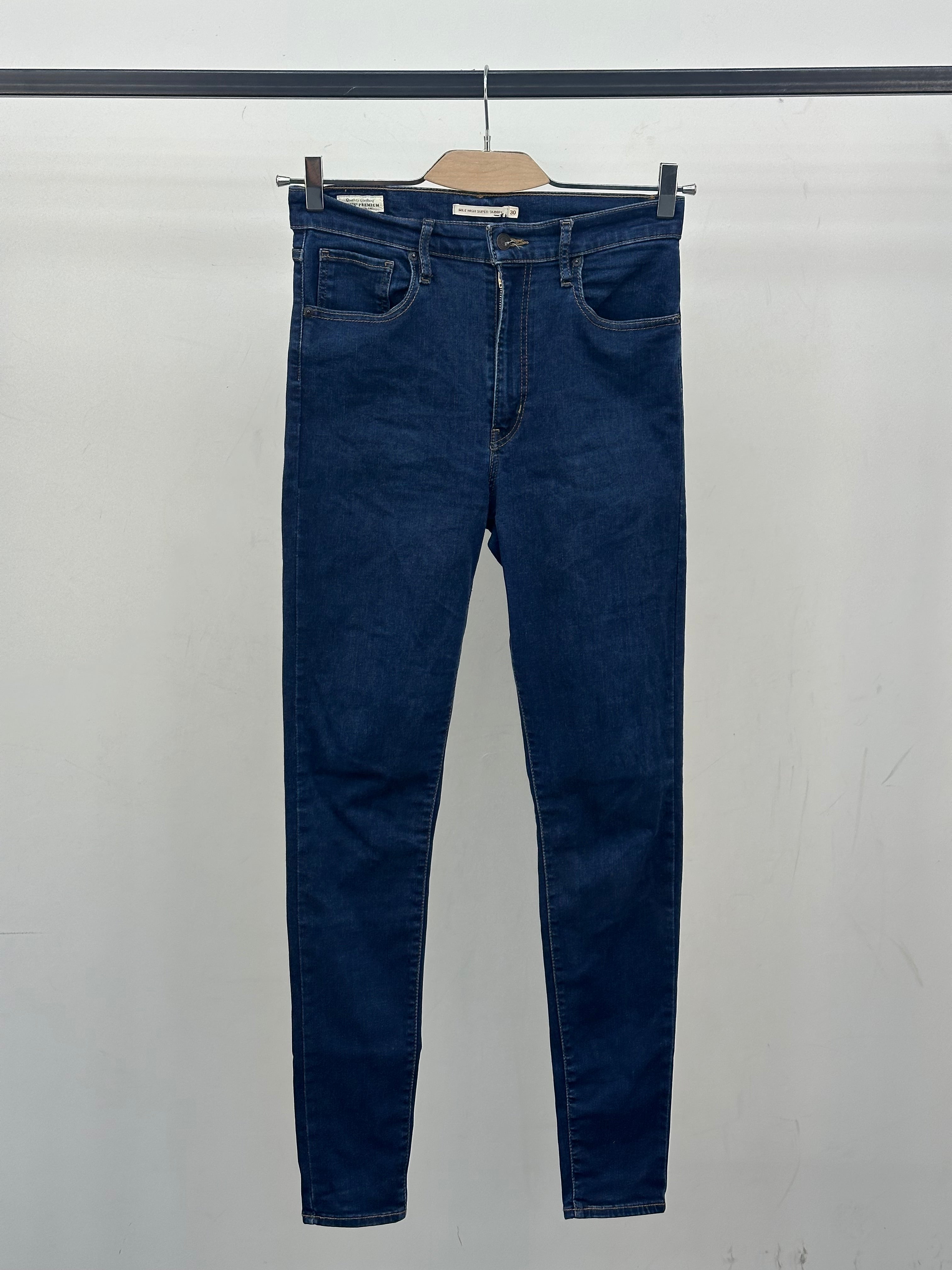 LEVI'S MILE HIGH SUPER SKINNY TAGLIA: 44 ITA = W30