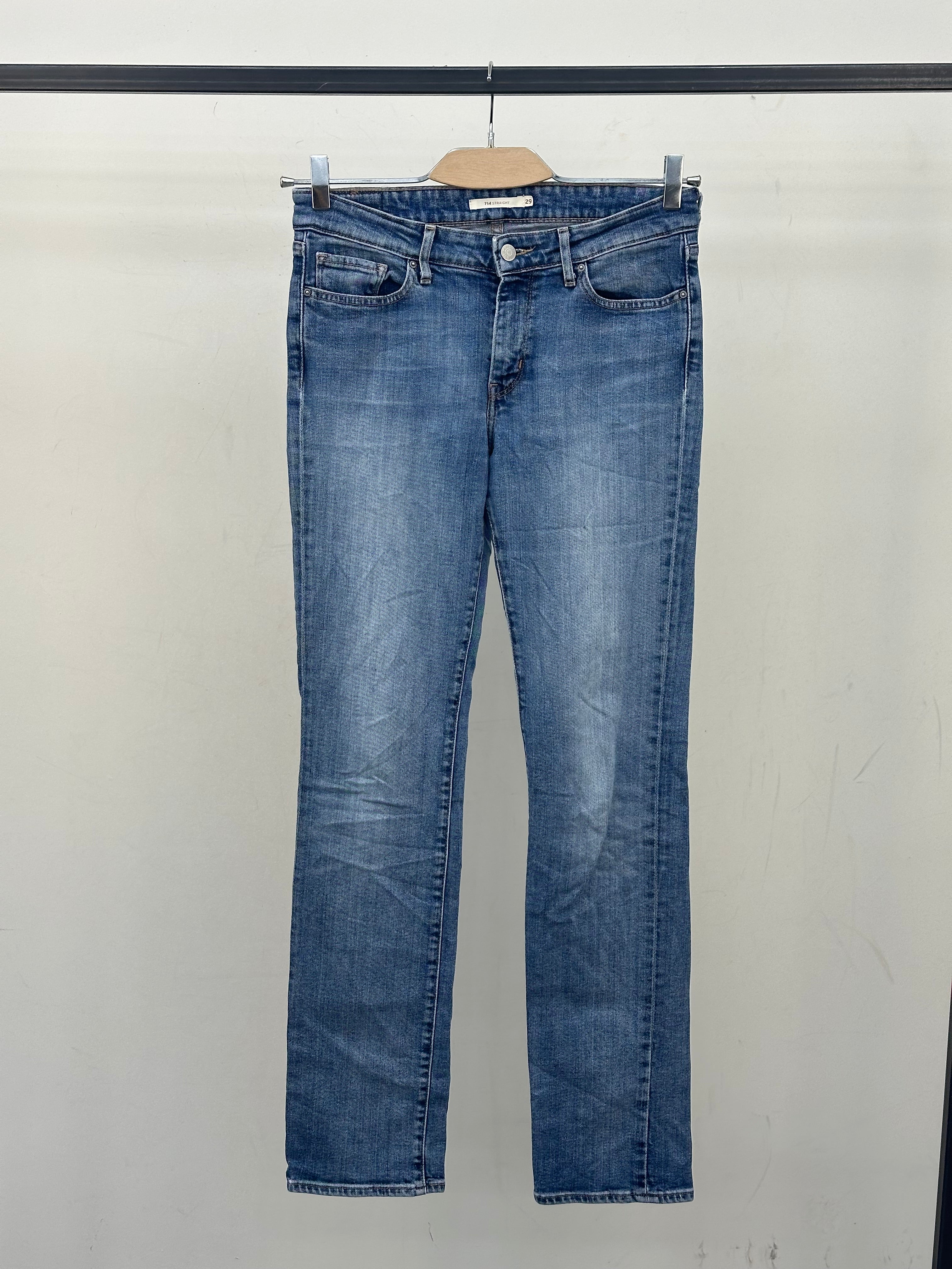 LEVI'S 714 STRAIGHT FIT TAGLIA: 43 ITA = W29 L32
