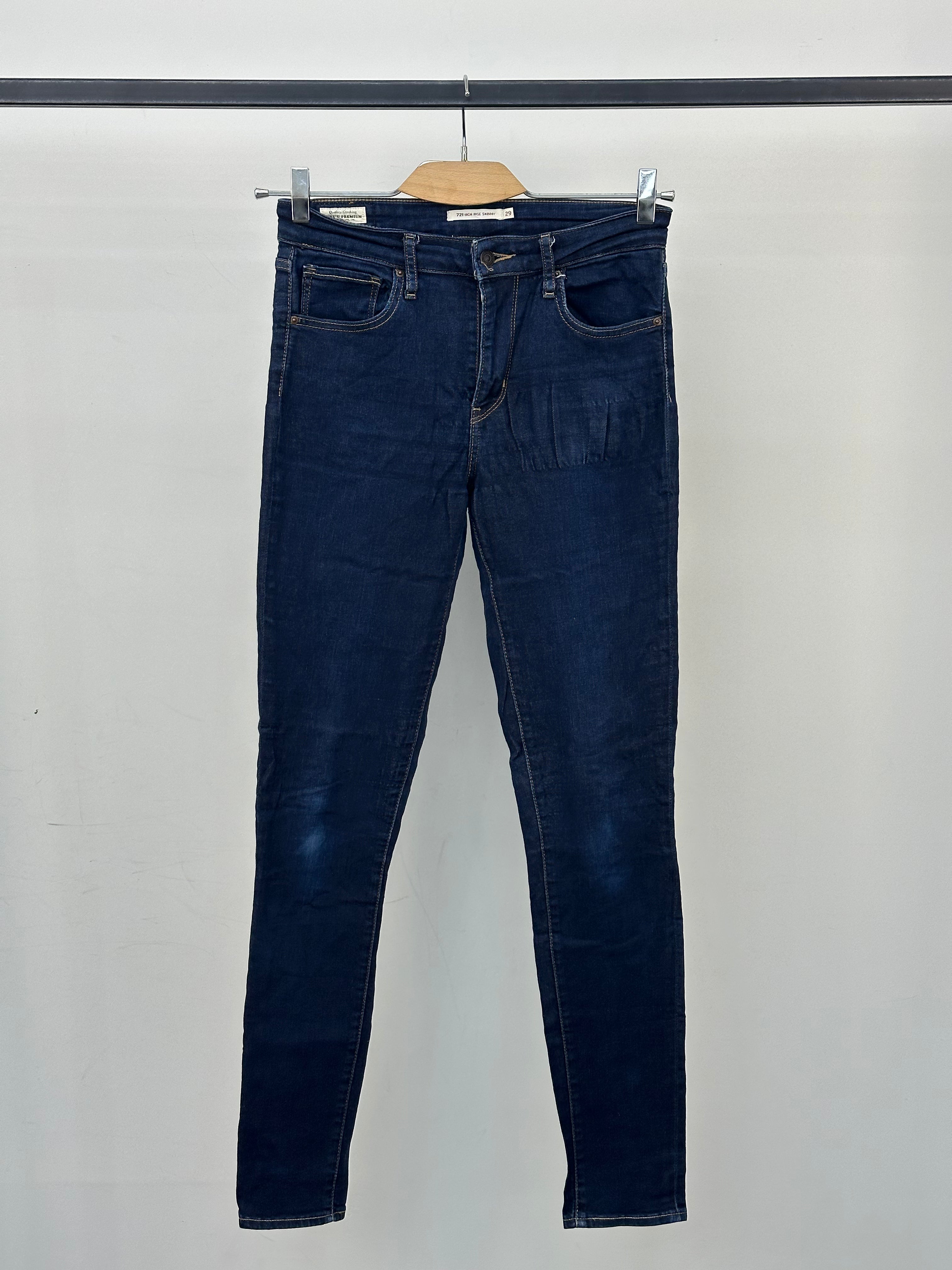 LEVI'S 721 HIGH RISE SKINNY FIT TAGLIA: 43 ITA = W29 L32