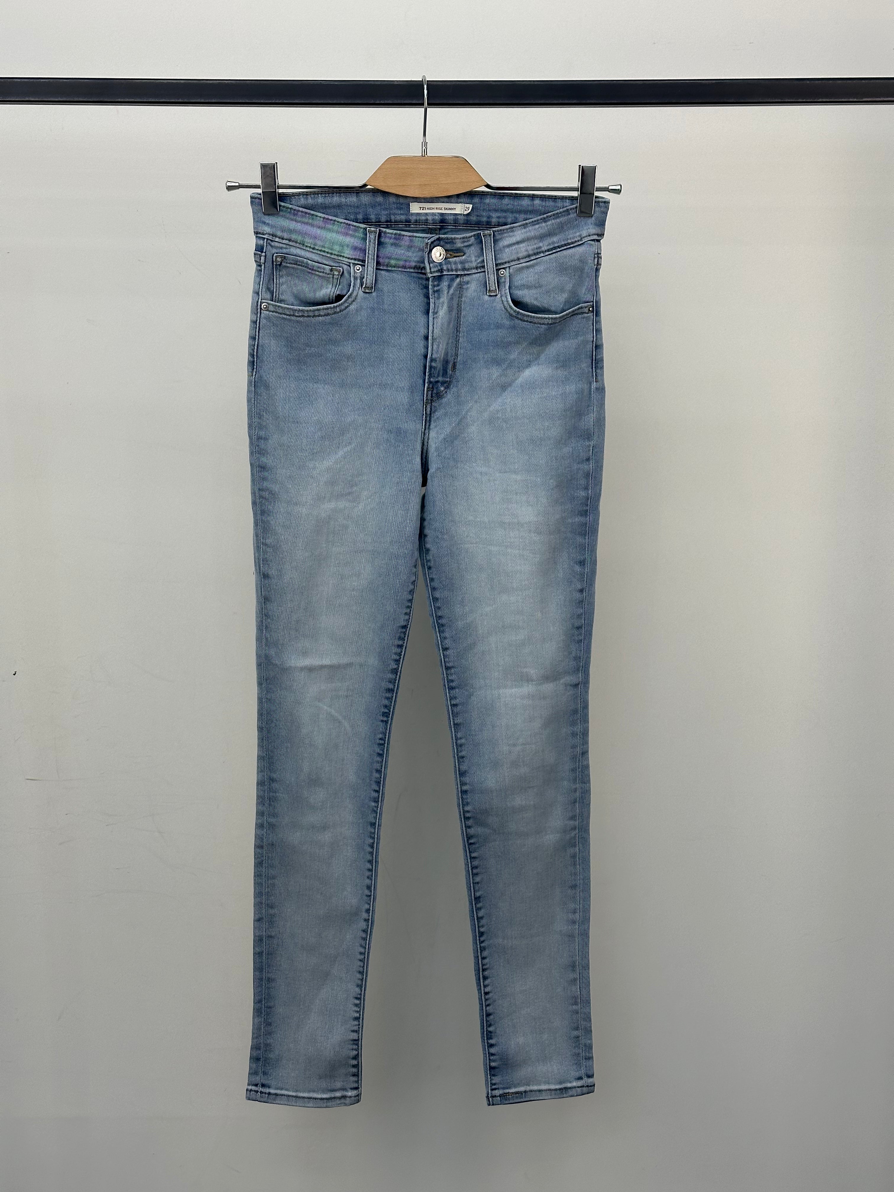 LEVI'S 721 HIGH RISE SKINNY FIT TAGLIA: 43 ITA = W29 L32