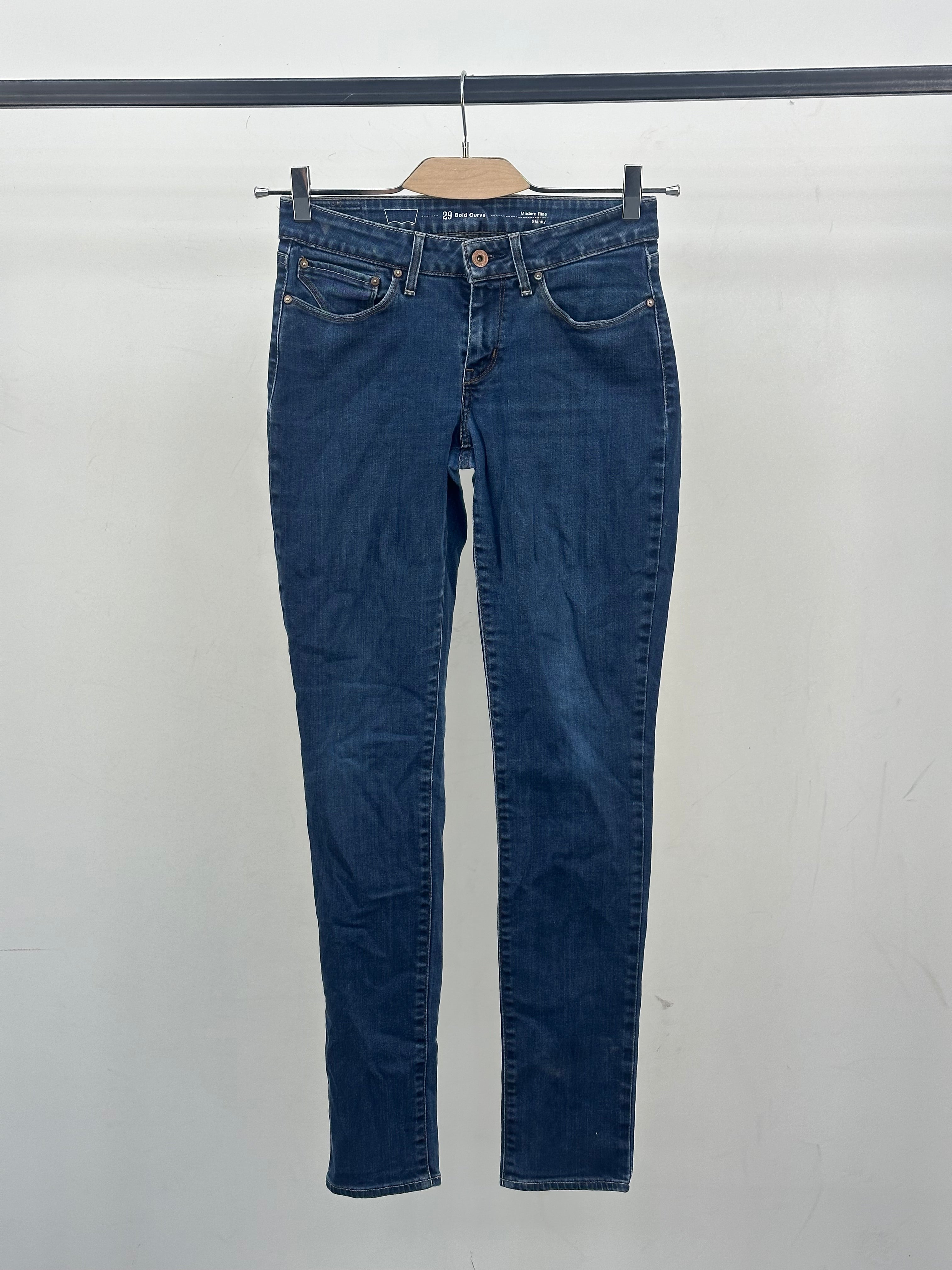 LEVI'S MODERN RISE SKINNY FIT TAGLIA: 43 ITA = W29 L34