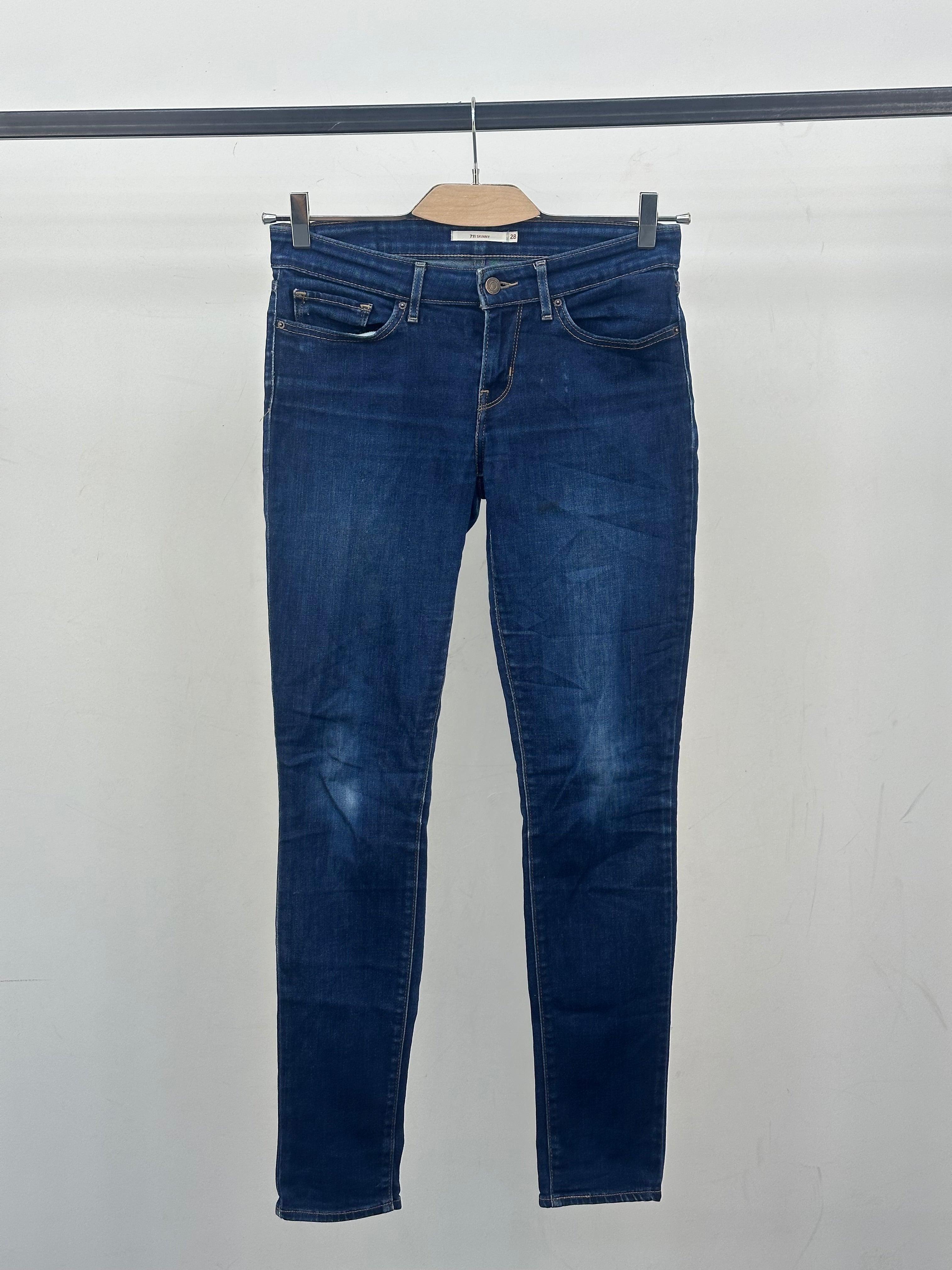 LEVI'S 711 SKINNY FIT TAGLIA: 42 ITA = W28 L34