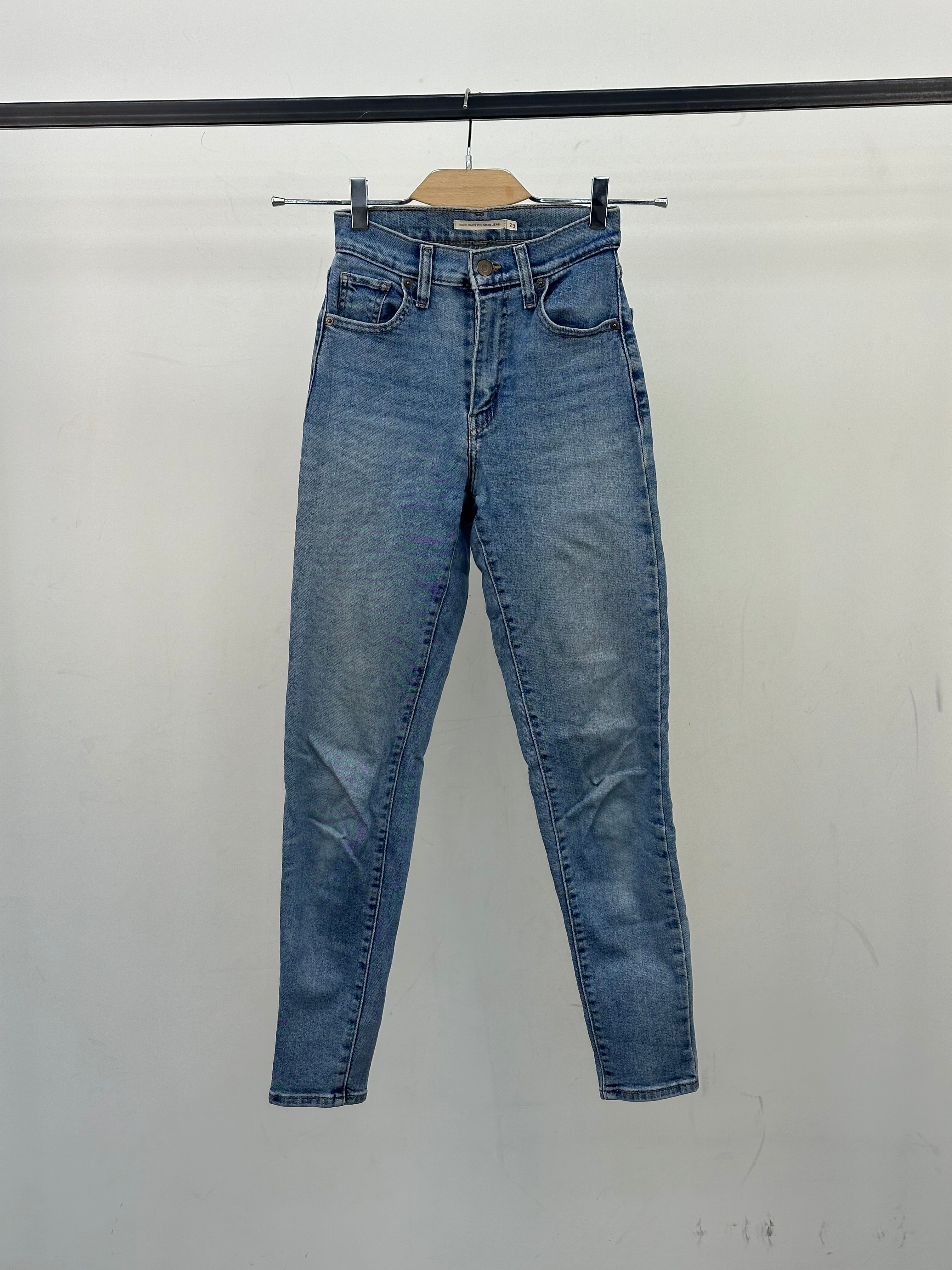 LEVI'S HIGH WAISTED MOM JEAN TAGLIA: 37 ITA = W23 L29