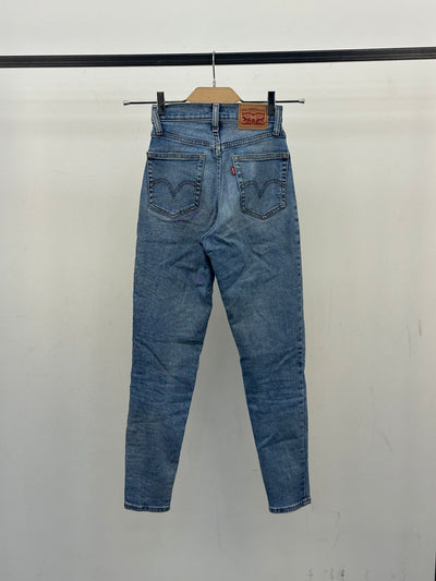 LEVI'S HIGH WAISTED MOM JEAN TAGLIA: 37 ITA = W23 L29