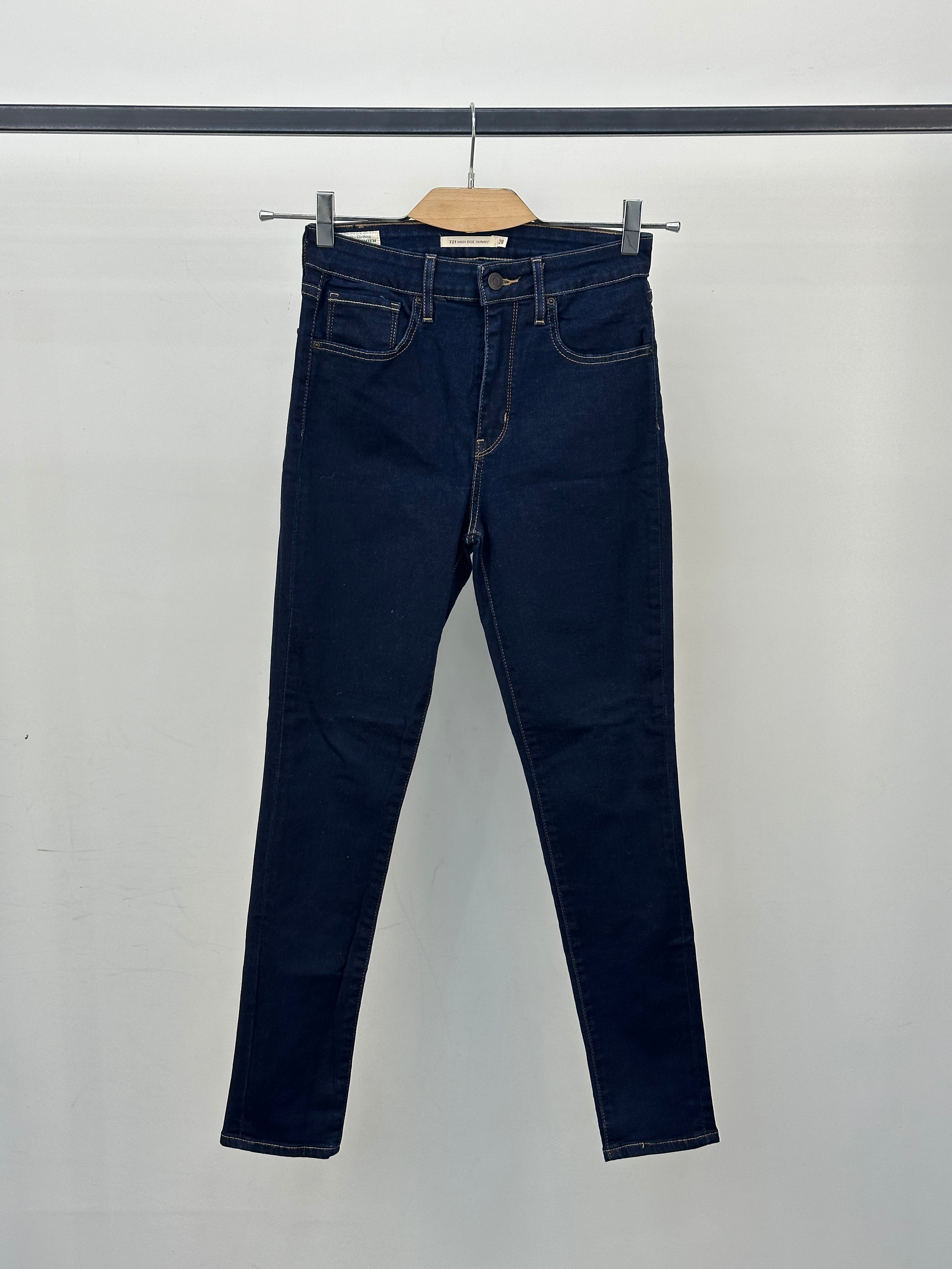 LEVI'S HIGH RISE SKINNY FIT TAGLIA: 42 ITA = W28 L28