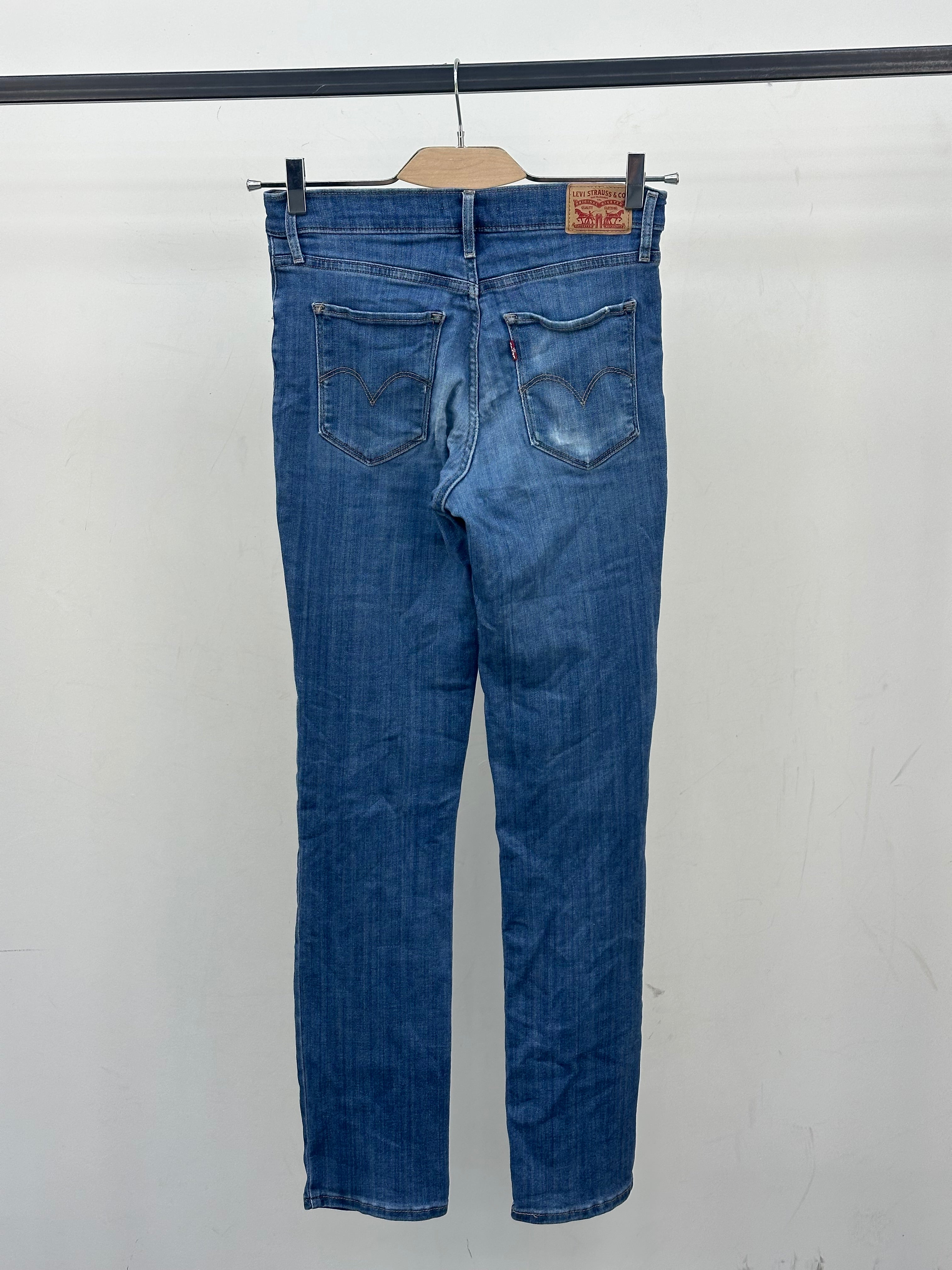 LEVI'S 724 HIGH RISE STRAIGHT FIT TAGLIA: 42 ITA = W28 L32