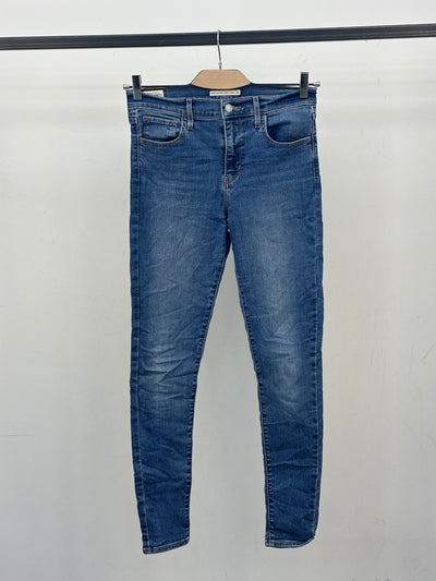 LEVI'S 720 HIGH RISE SUPER SKINNY FIT TAGLIA: 42 ITA = W28 L32