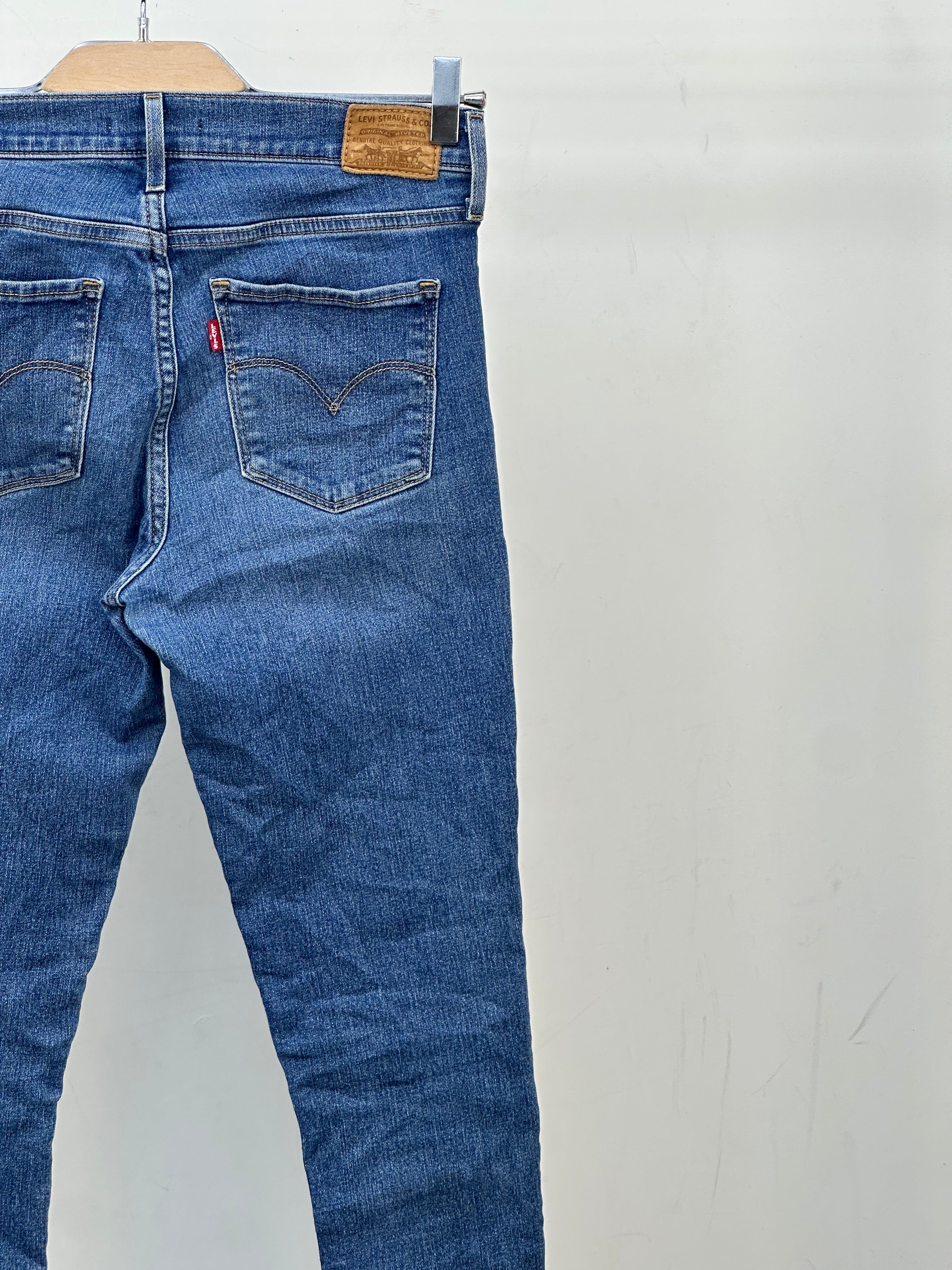LEVI'S 720 HIGH RISE SUPER SKINNY FIT TAGLIA: 42 ITA = W28 L32