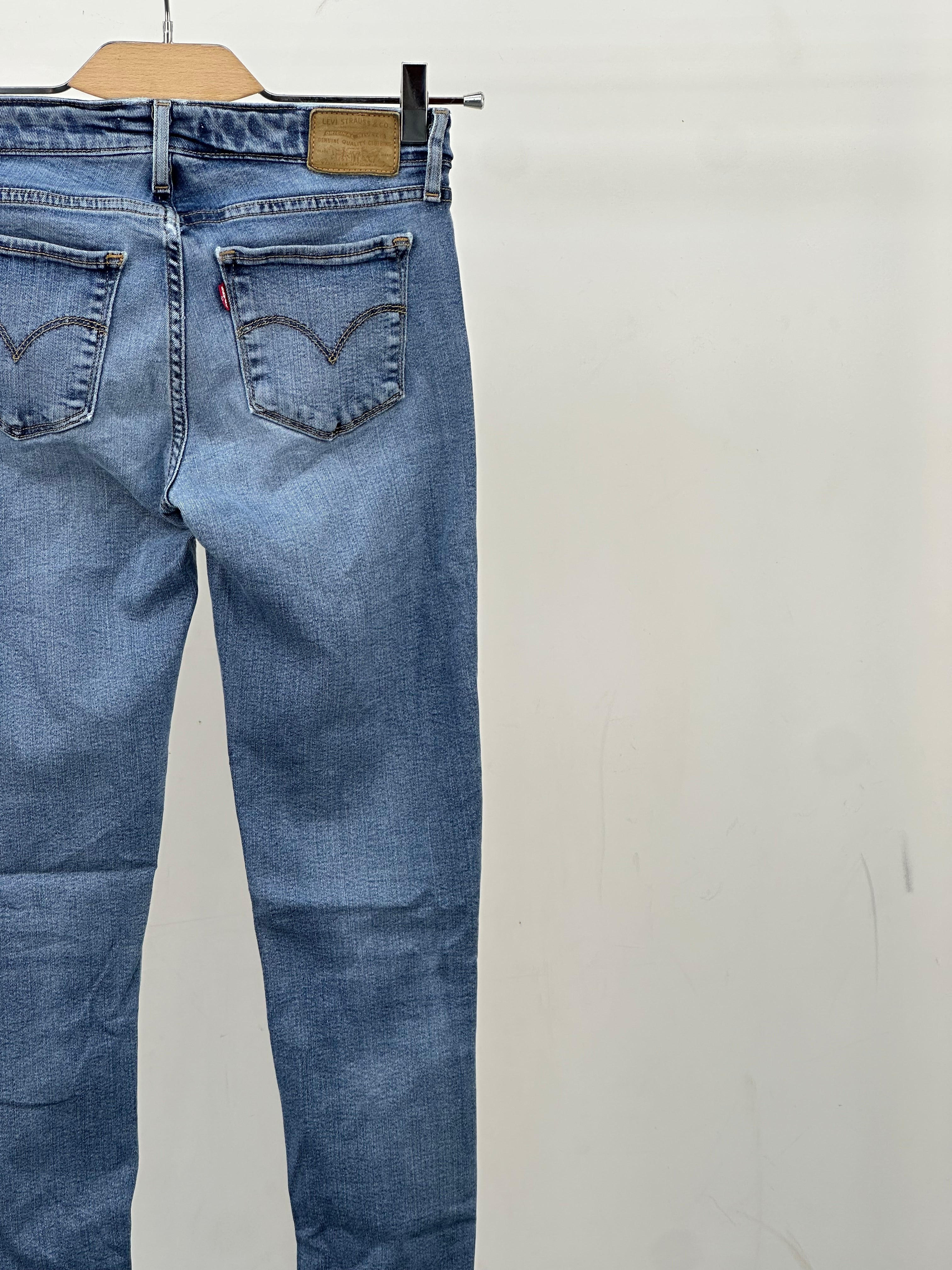 LEVI'S 711 SKINNY TAGLIA: 39 ITA = W25 L32