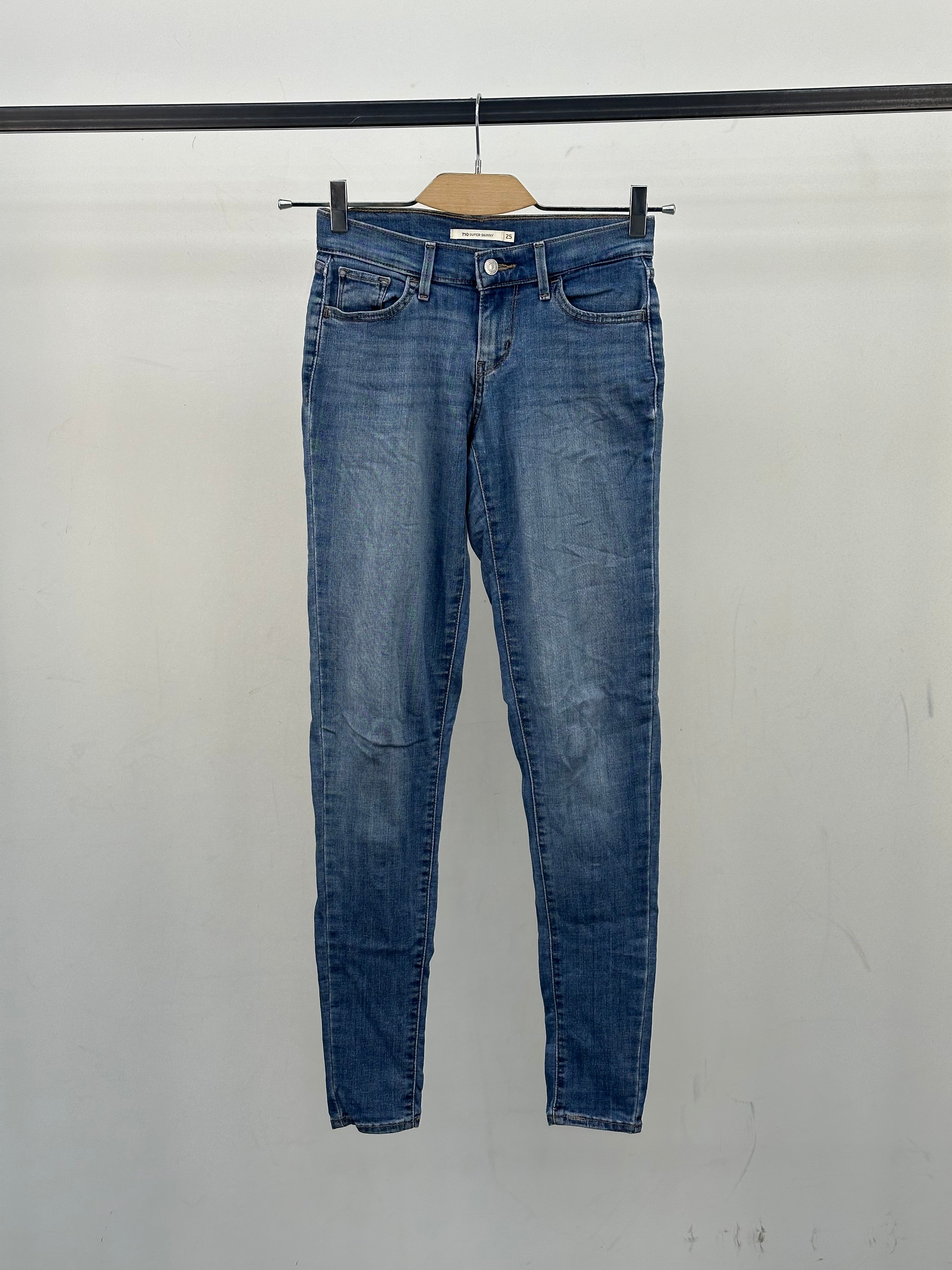 LEVI'S 710 SUPER SKINNY TAGLIA: 39 ITA = W25 L32