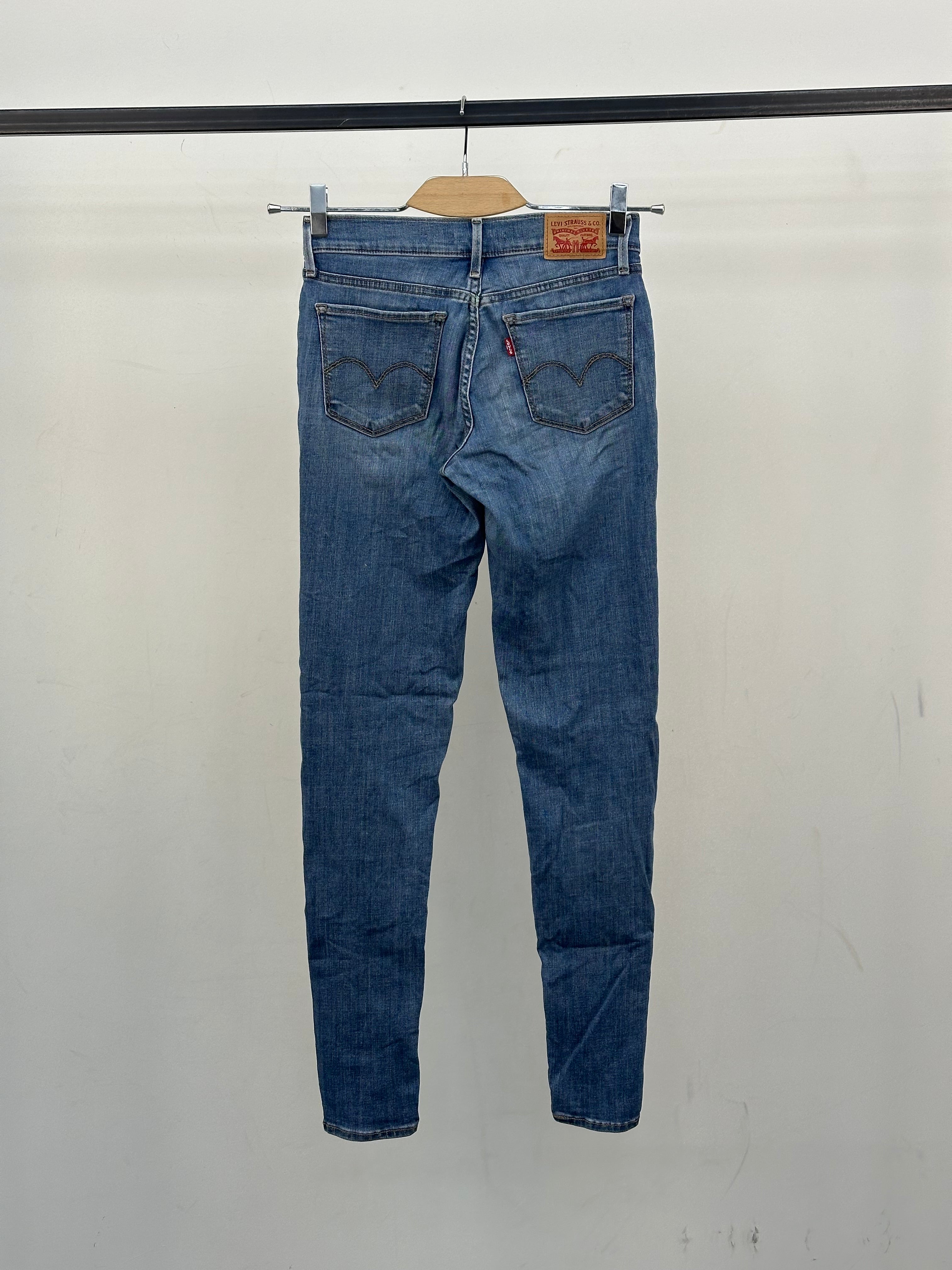 LEVI'S 710 SUPER SKINNY TAGLIA: 39 ITA = W25 L32
