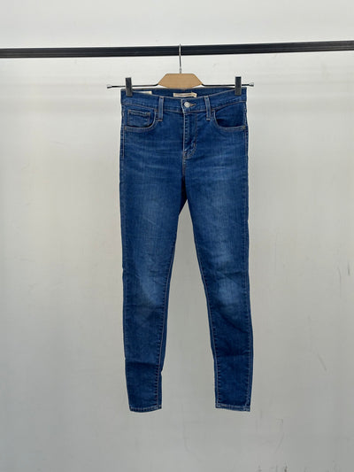 LEVI'S 720 HIGH RISE SUPER SKINNY TAGLIA: 39 ITA = W25 L28
