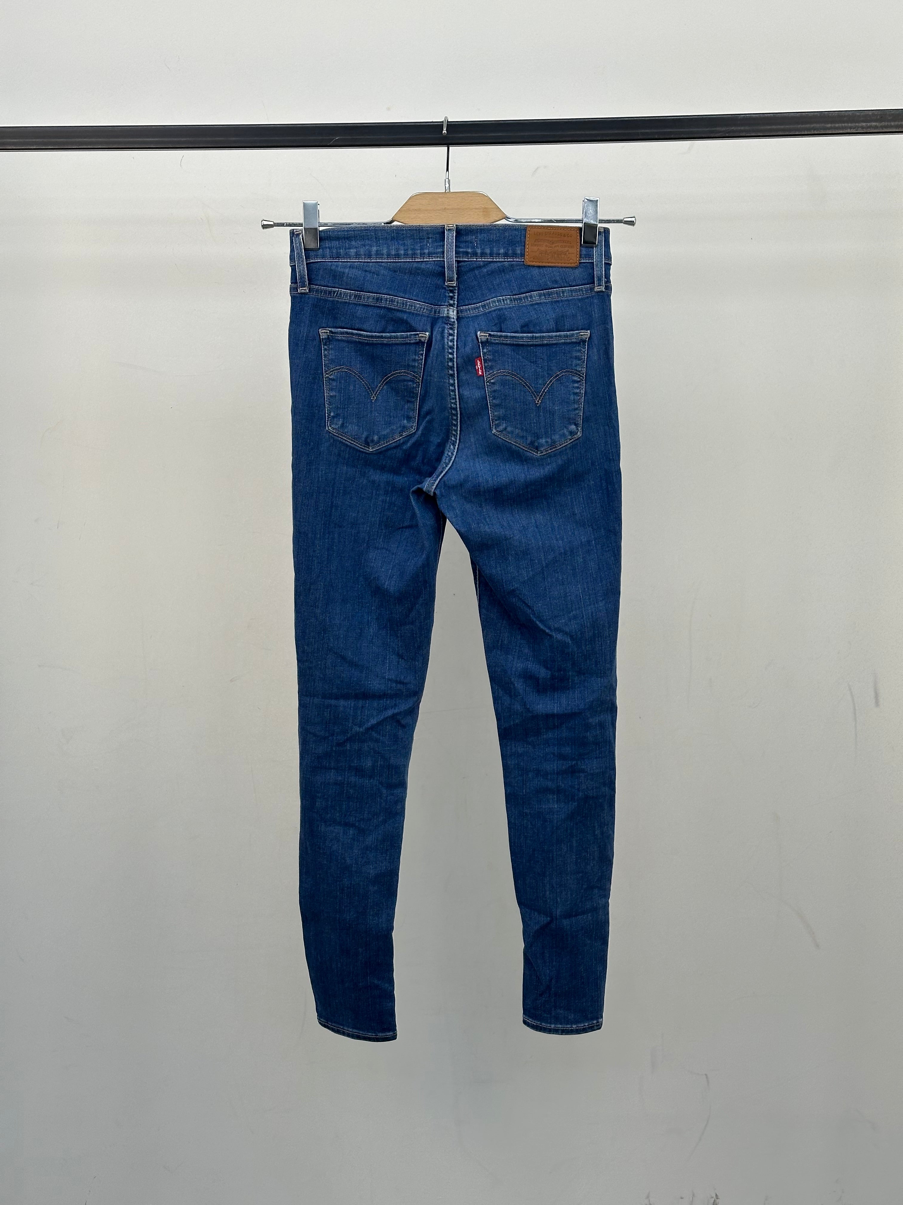 LEVI'S 720 HIGH RISE SUPER SKINNY TAGLIA: 39 ITA = W25 L28
