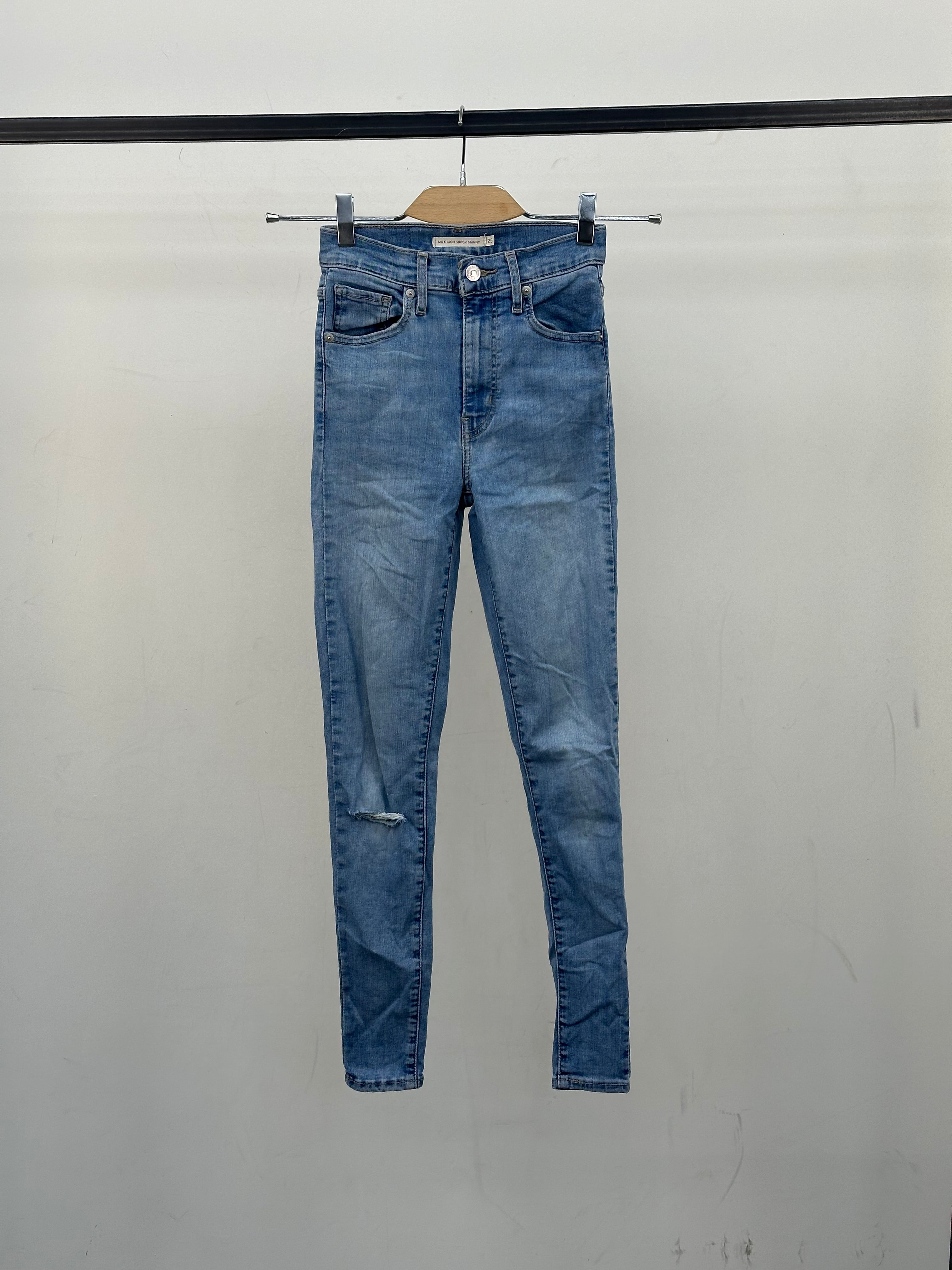 LEVI'S MILE HIGH SUPER SKINNY TAGLIA: 39 ITA = W25 L28