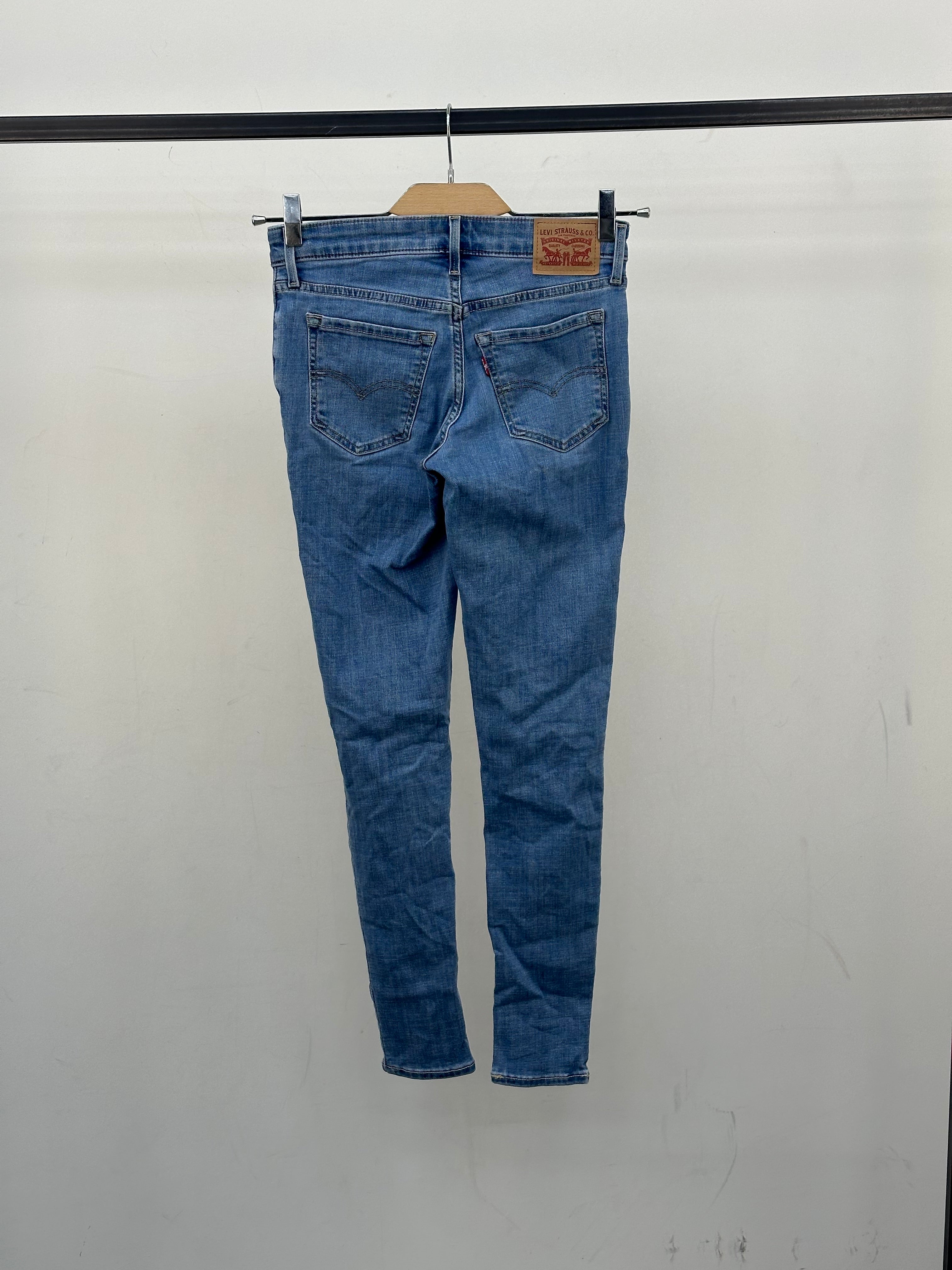 LEVI'S 711 SKINNY FIT TAGLIA: 39 ITA = W25 L30