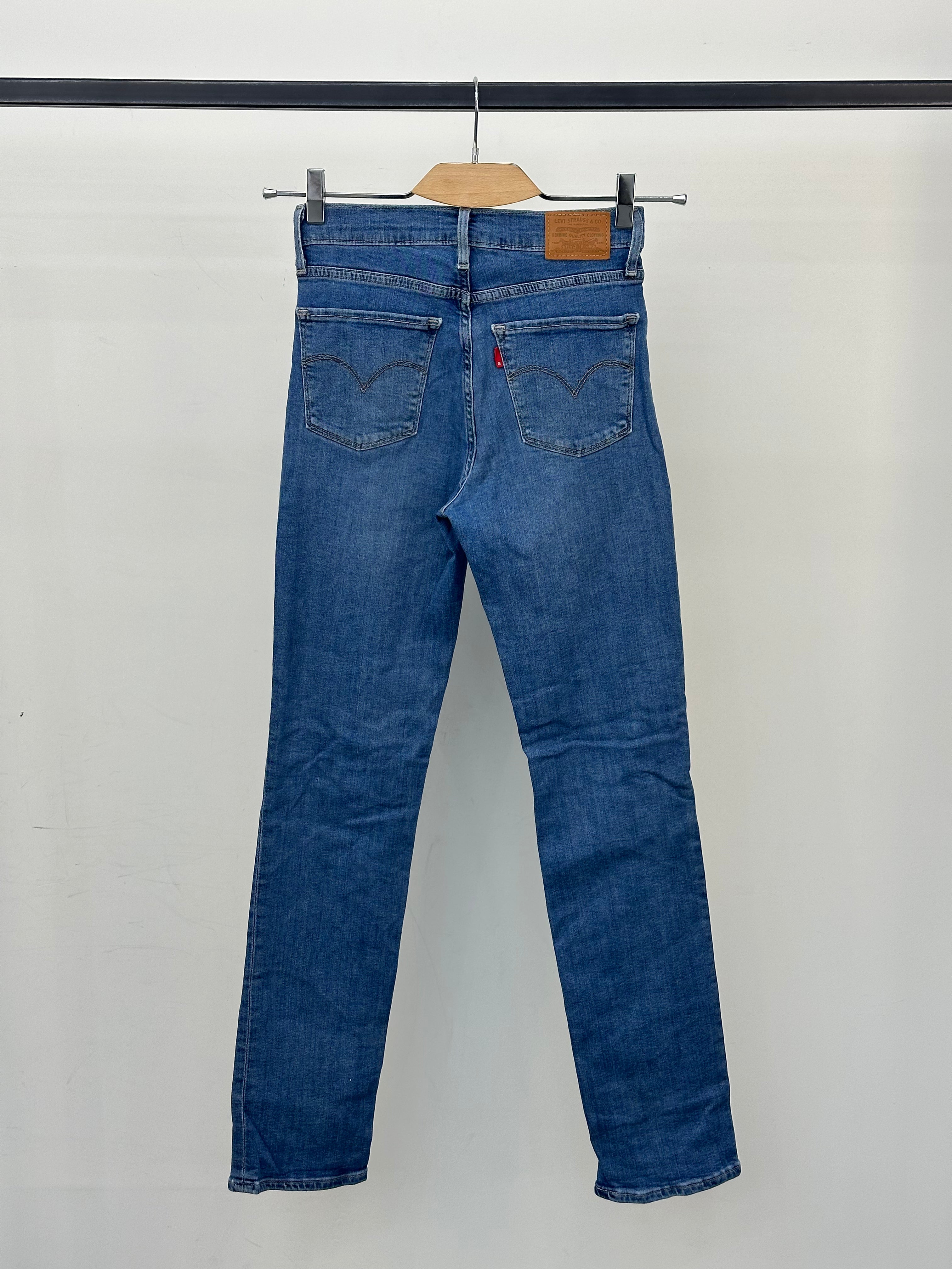 LEVI'S 724 HIGH RISE STRAIGHT FIT TAGLIA: 41 ITA = W27 L32