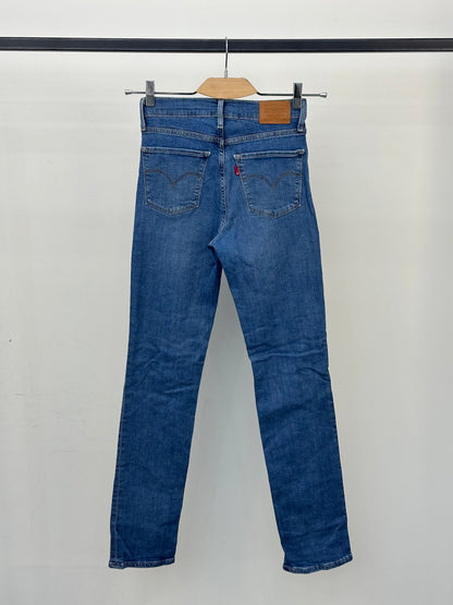 LEVI'S 724 HIGH RISE STRAIGHT FIT TAGLIA: 41 ITA = W27 L32