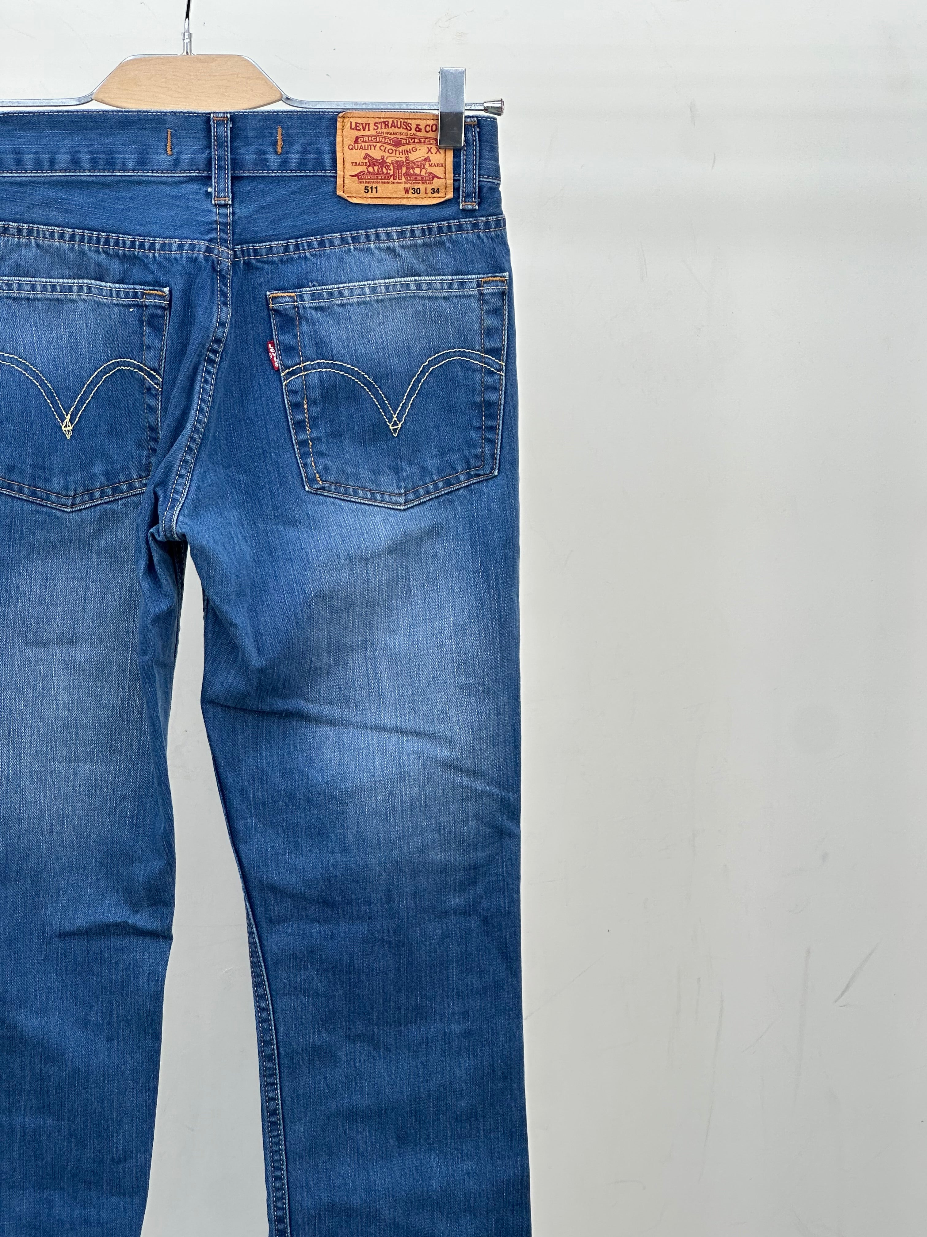LEVI'S 511 SLIM FIT TAGLIA: 44 ITA = W30 L34