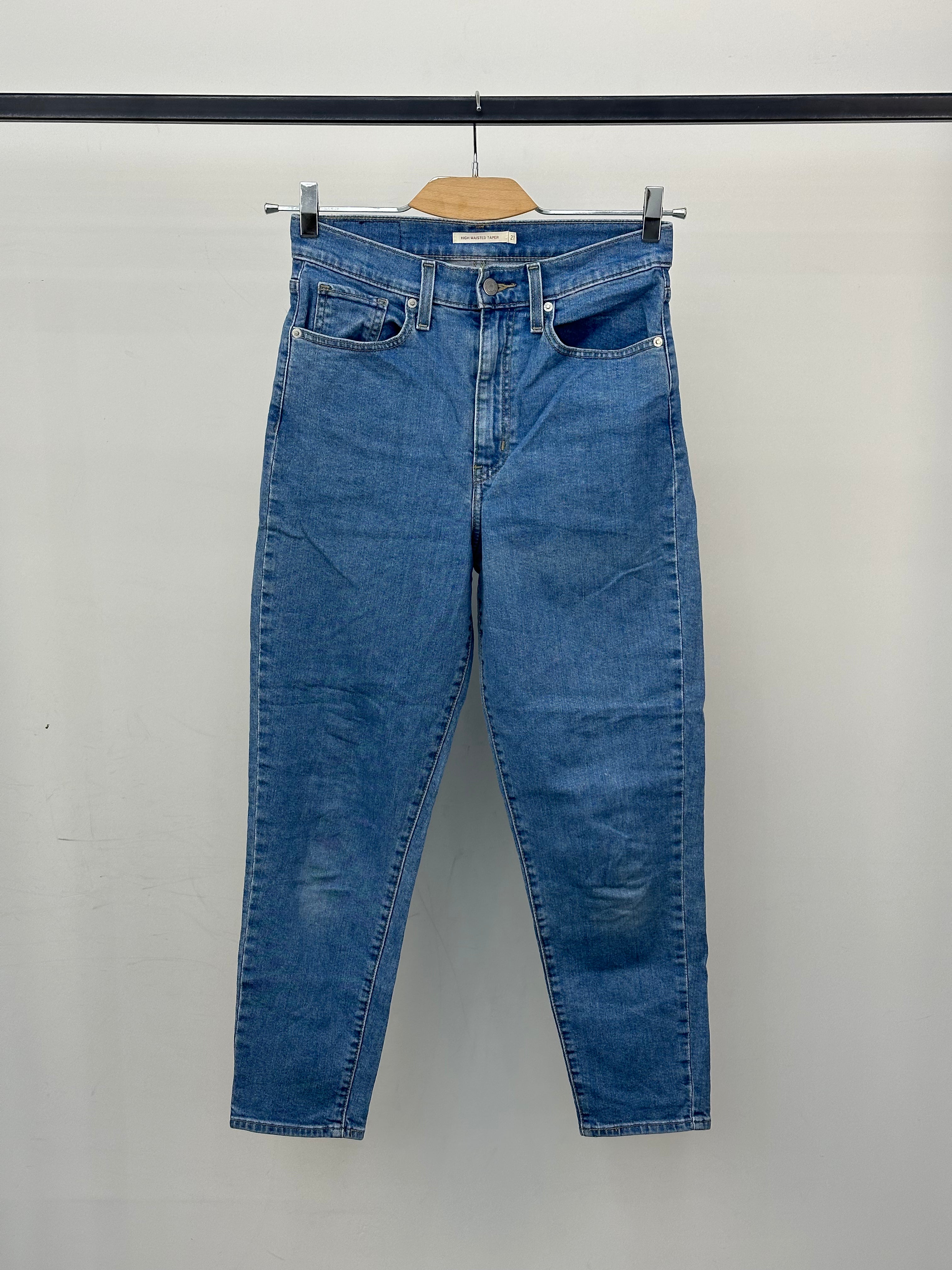 LEVI'S HIGH WAISTED TAPER FIT TAGLIA: 41 ITA = W27 L27