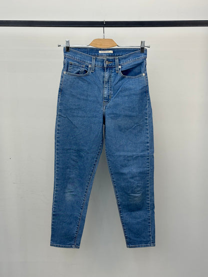 LEVI'S HIGH WAISTED TAPER FIT TAGLIA: 41 ITA = W27 L27