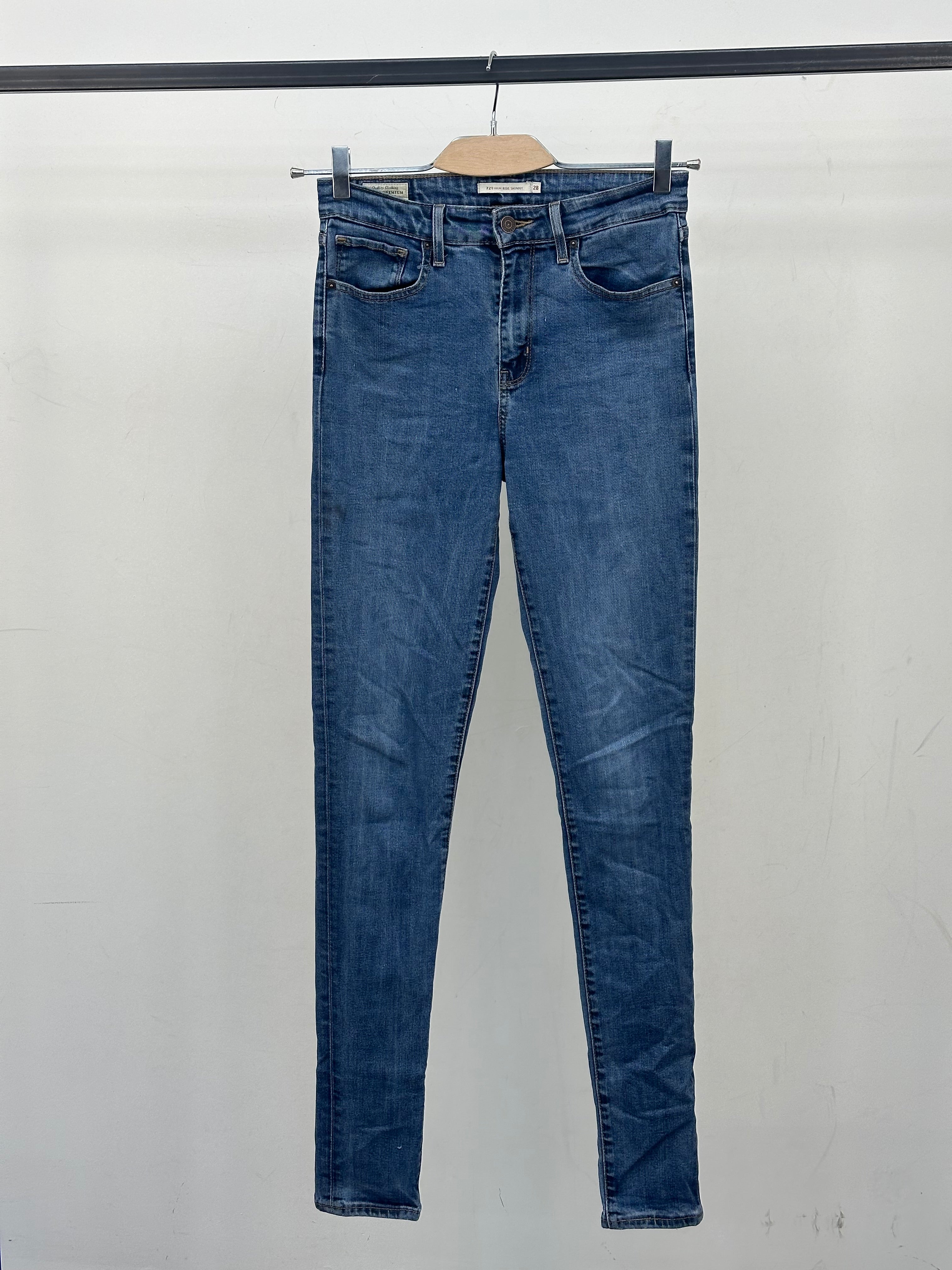 LEVI'S 721 HIGH RISE SKINNY FIT TAGLIA: 42 ITA = W28 L34