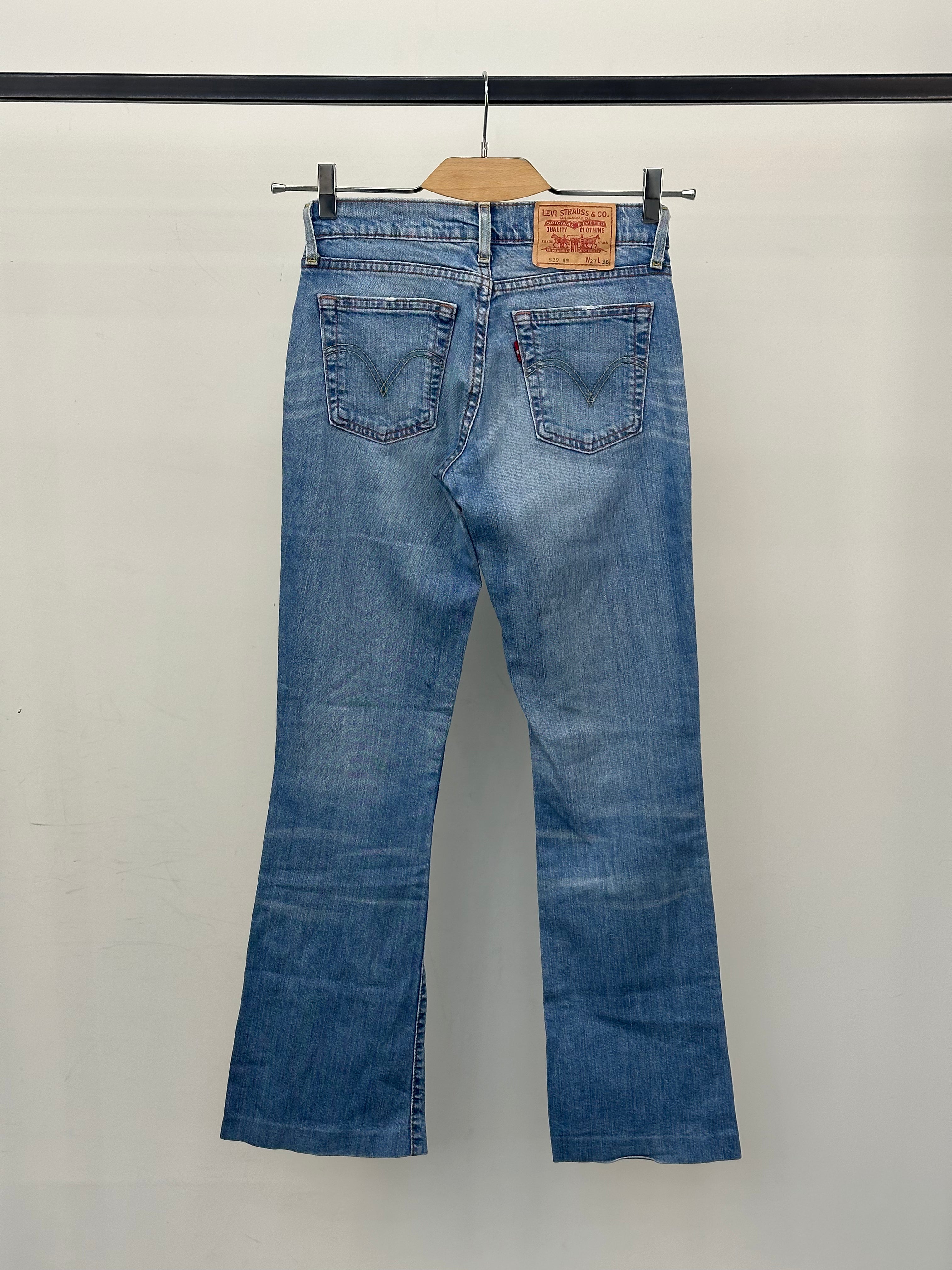 LEVI'S 529 BOOTCUT FIT TAGLIA: 41 ITA = W27 L36